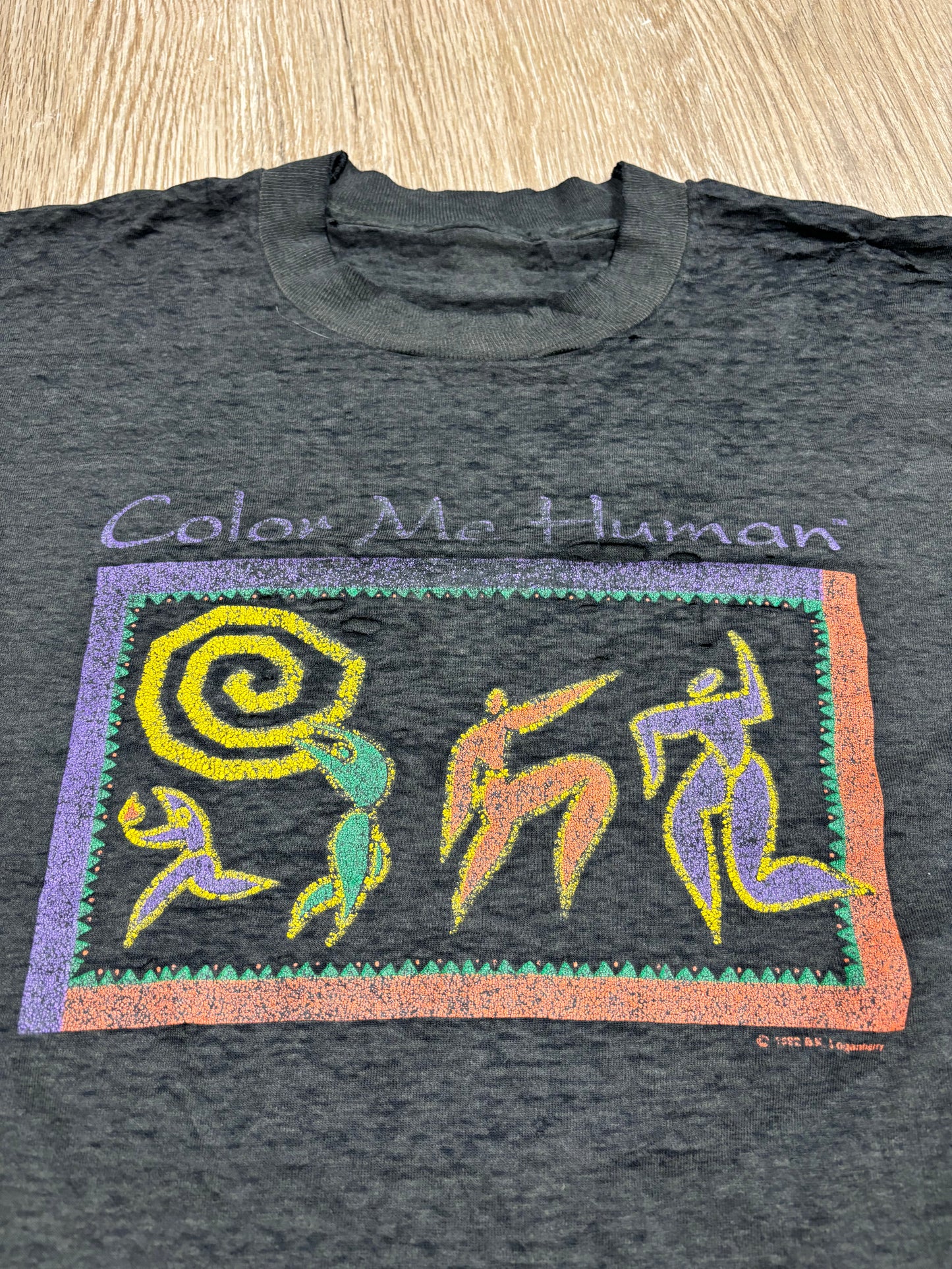1992 “Color Me Human” Faded Tee