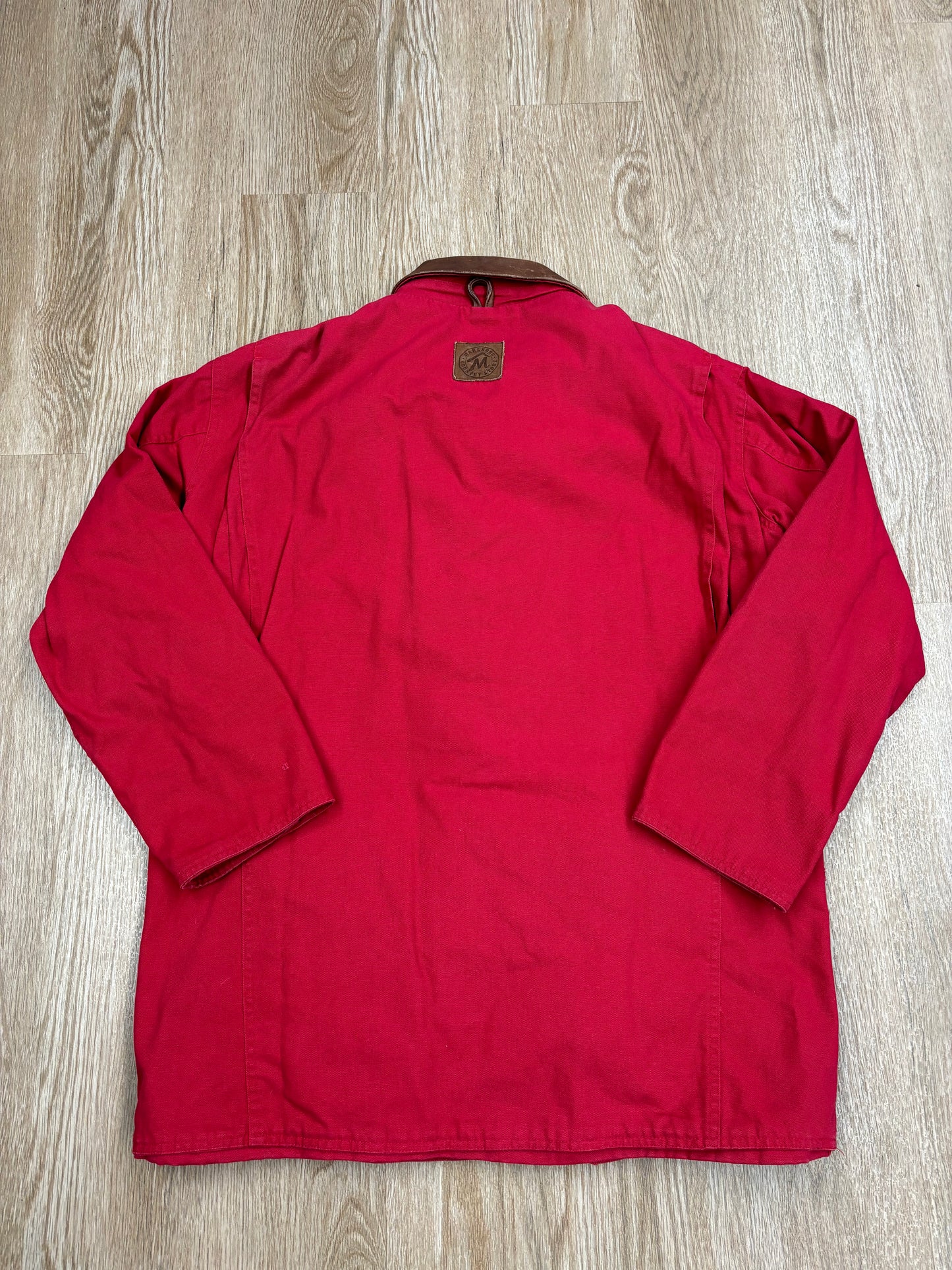 1990s Marlboro Country Store Leather-Collared Chore Coat