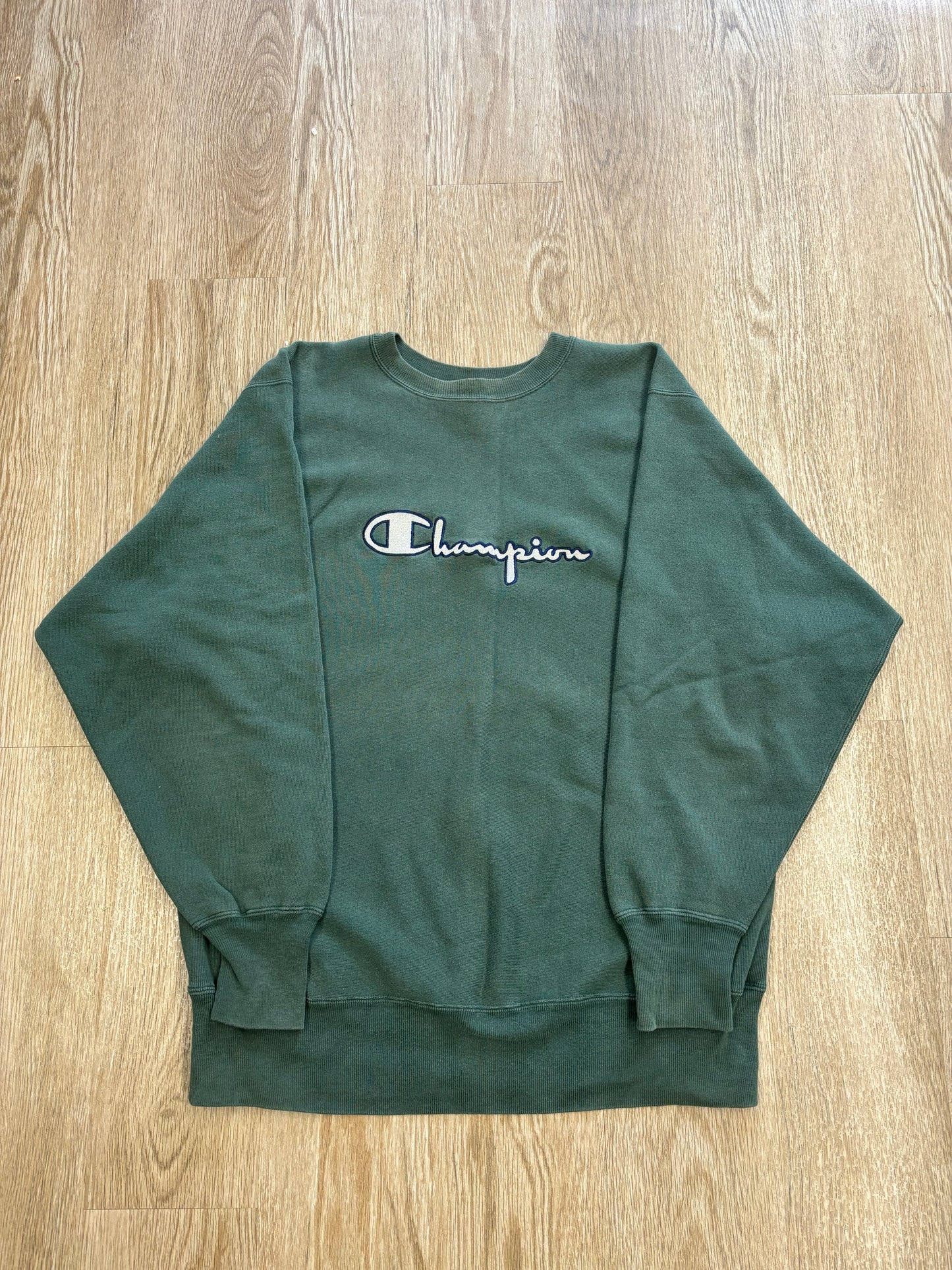 1990s Champion Reverse Weave Embroidered Crewneck