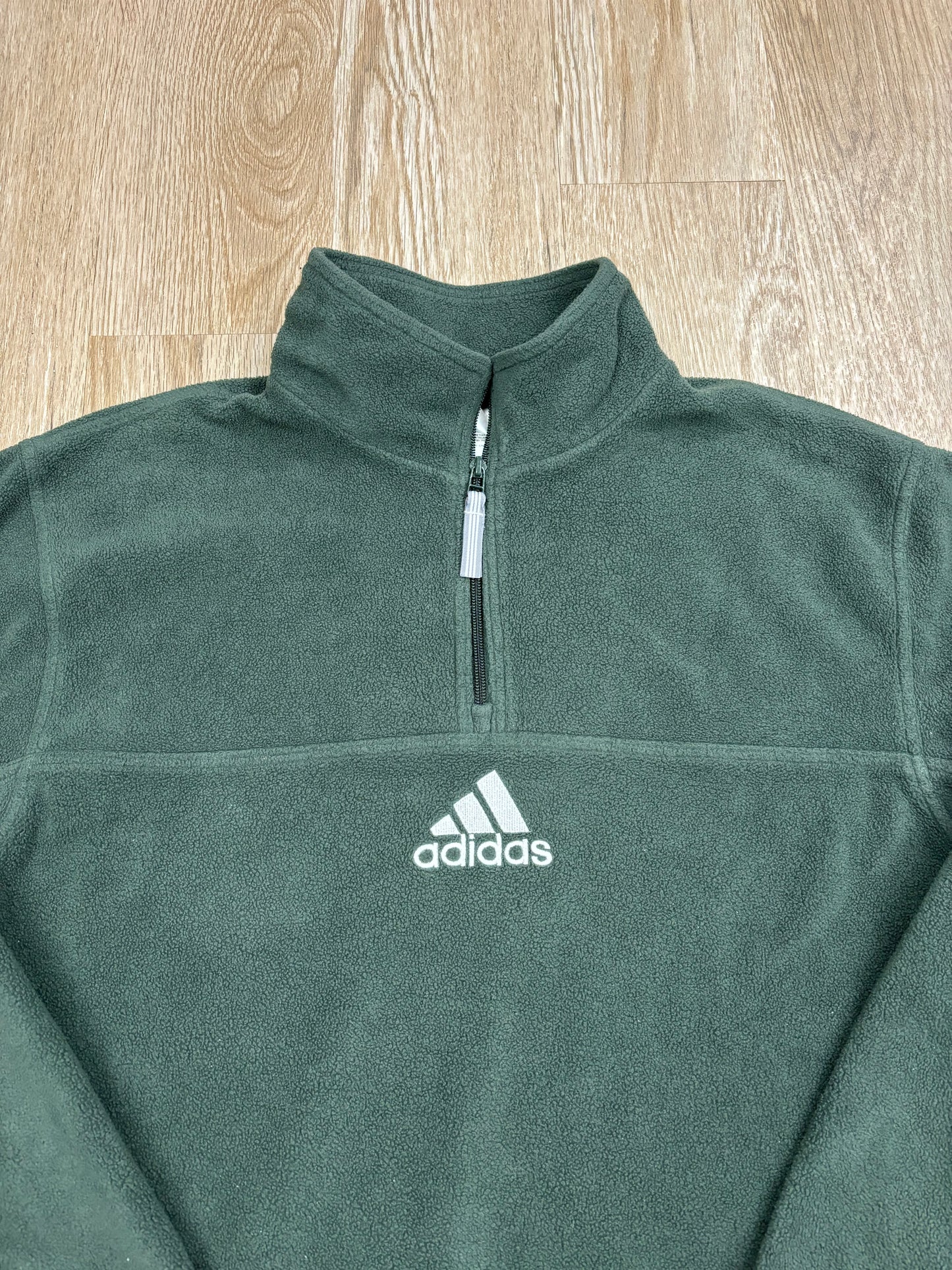 Y2K Adidas Fleece Quarter-Zip Jacket