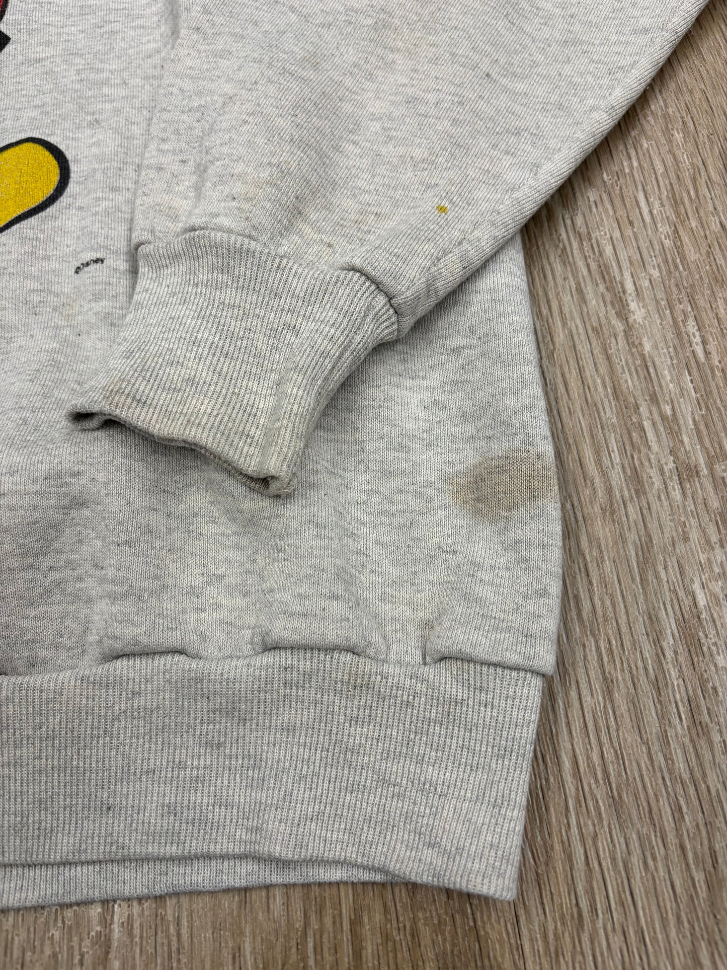 1980s Mickey Mouse Raglan-Cut Crewneck