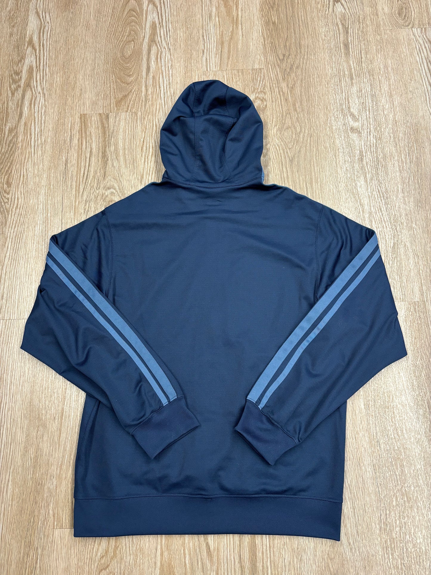 Y2K Nike Pin-Stripe Zip-Up Hoodie