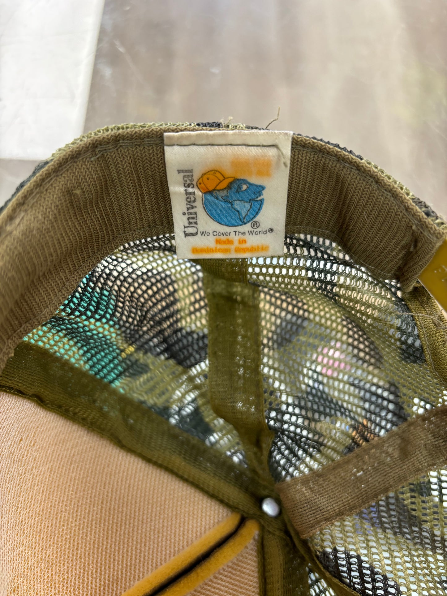 1990 Operation Desert Storm Saudi Arabia Camo Trucker Hat