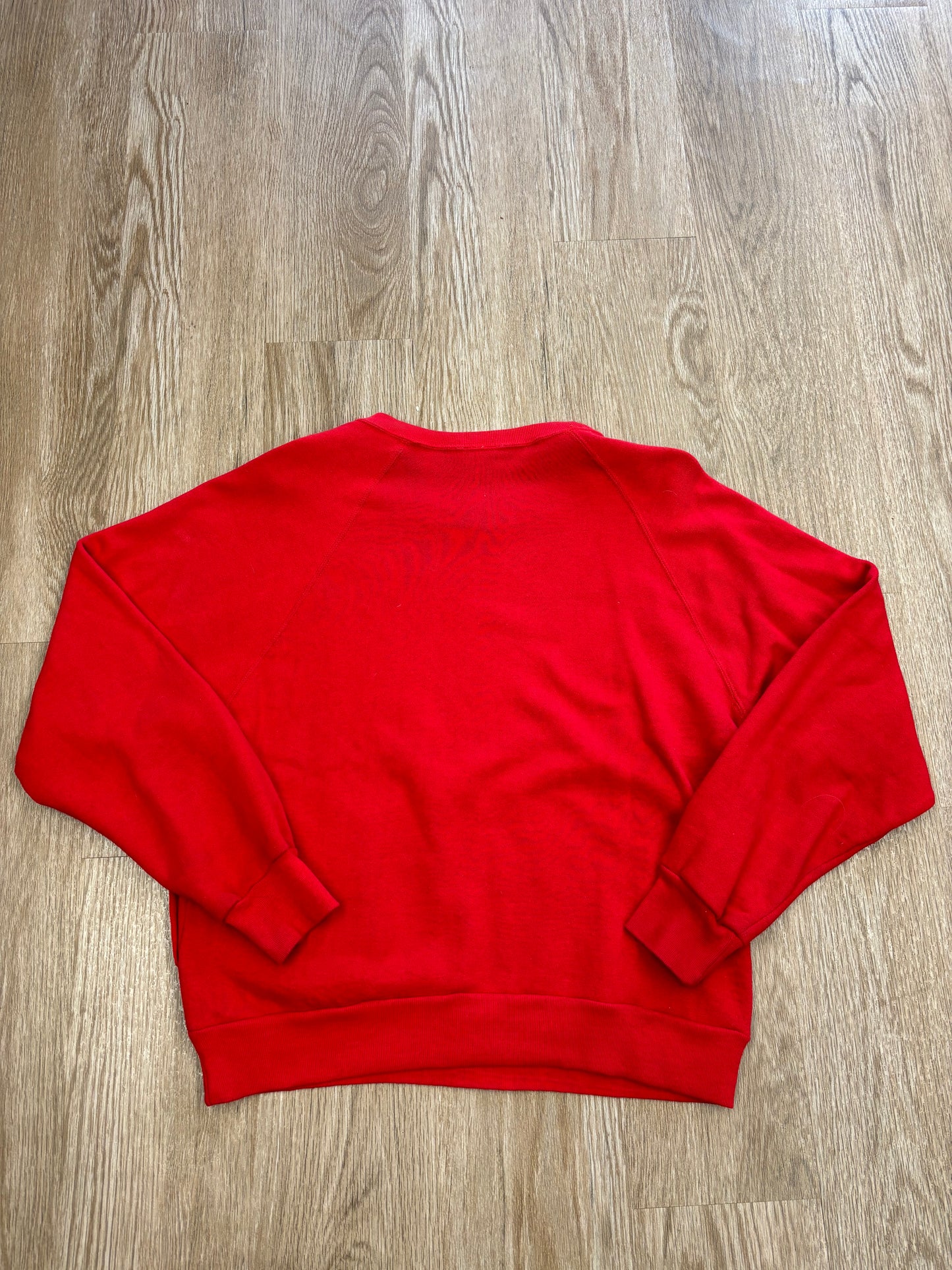1980s Great Wall of China Raglan-Cut Crewneck