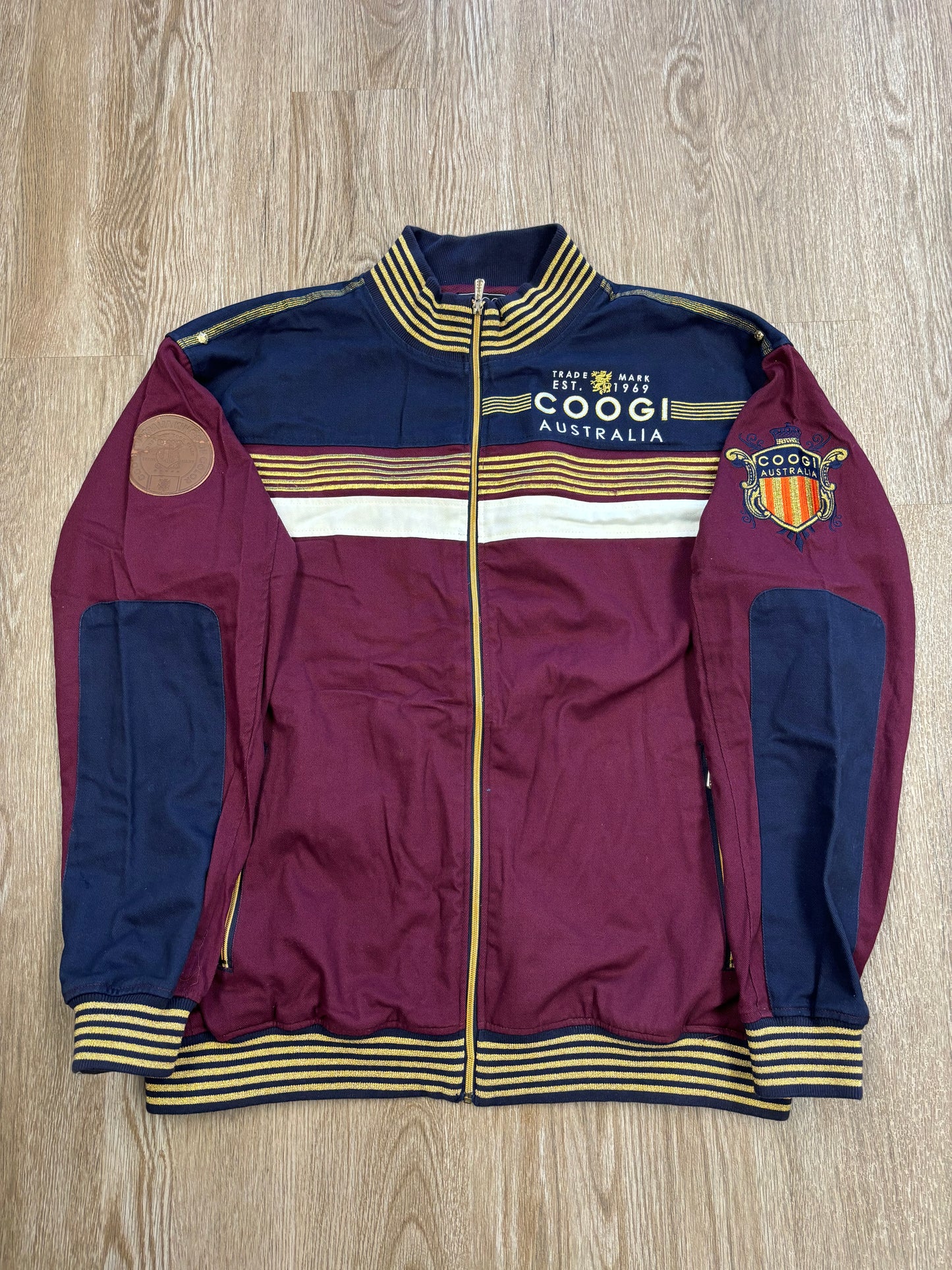 Vintage Coogi Australia Embroidered Racing Jacket