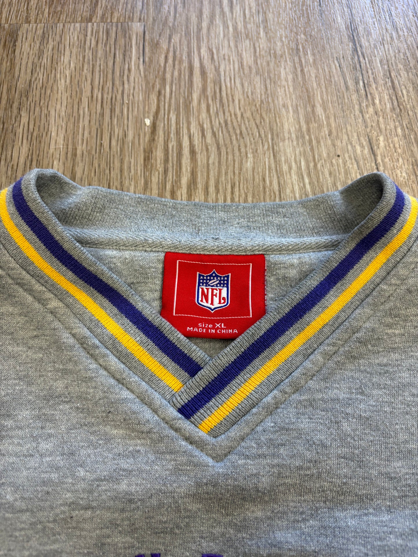 Y2K Minnesota Vikings Embroidered Crewneck