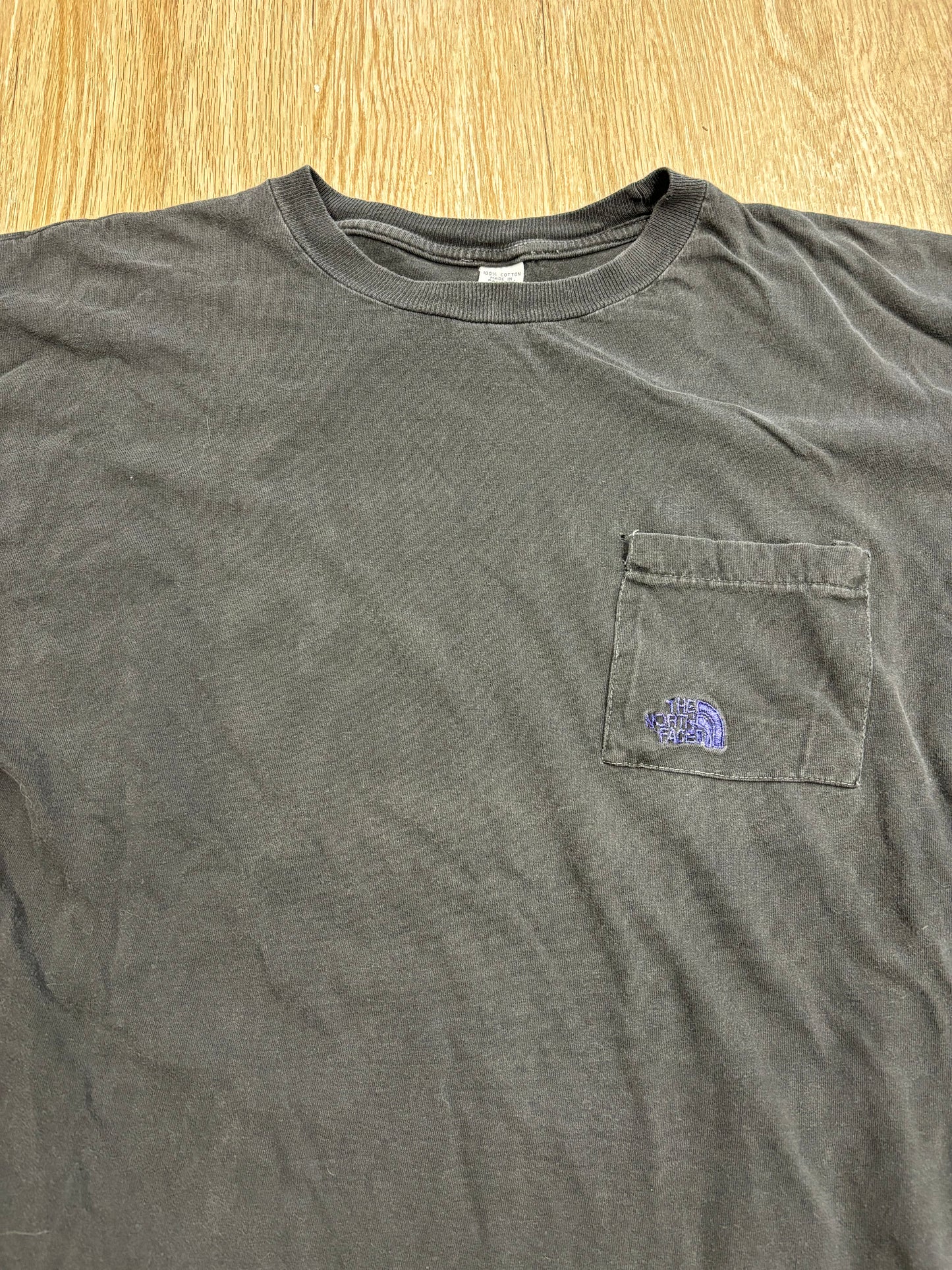 1990s The North Face Embroidered Pocket Tee