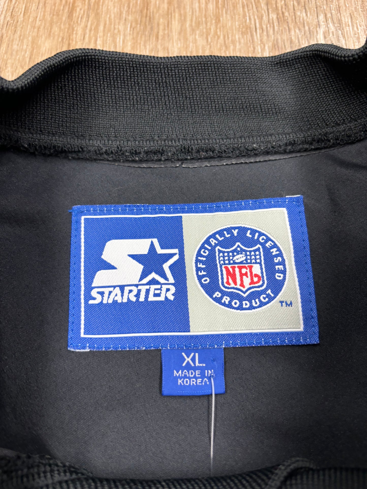 1990s Starter Carolina Panthers Embroidered Windbreaker Jacket