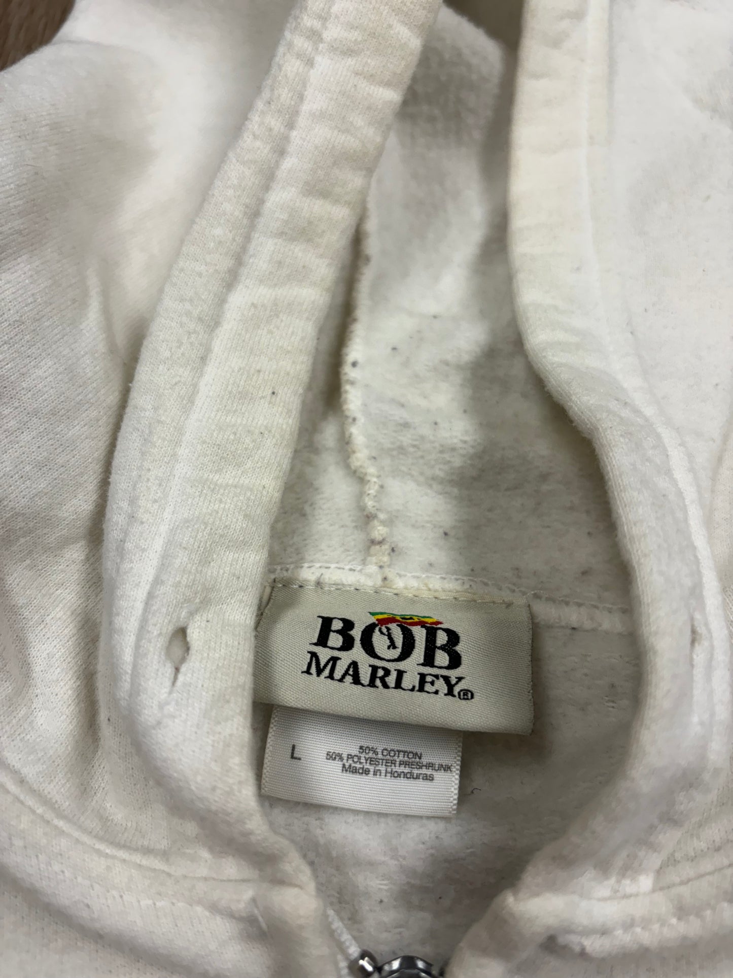 Y2K Bob Marley Zip-Up Hoodie