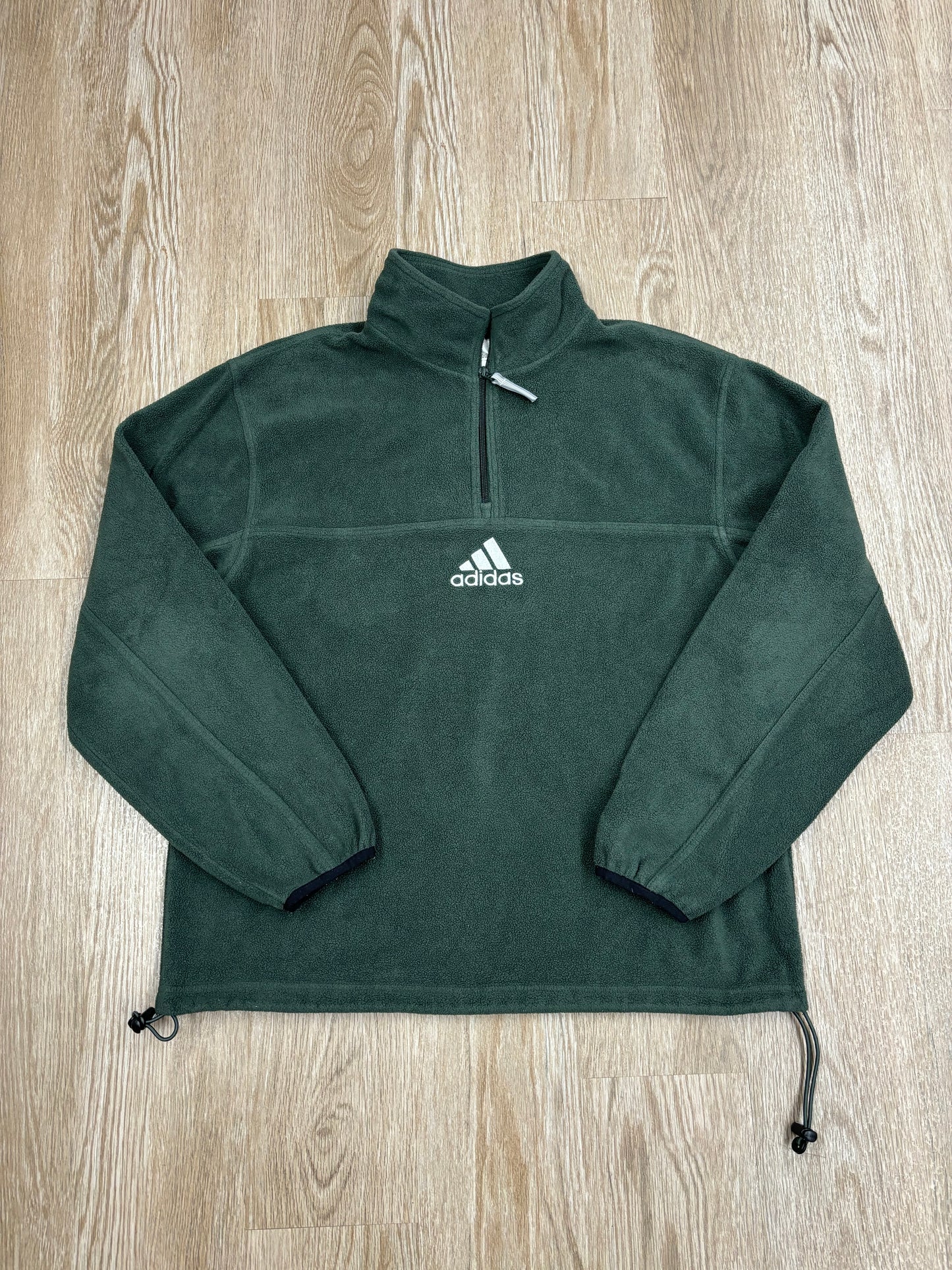 Y2K Adidas Fleece Quarter-Zip Jacket