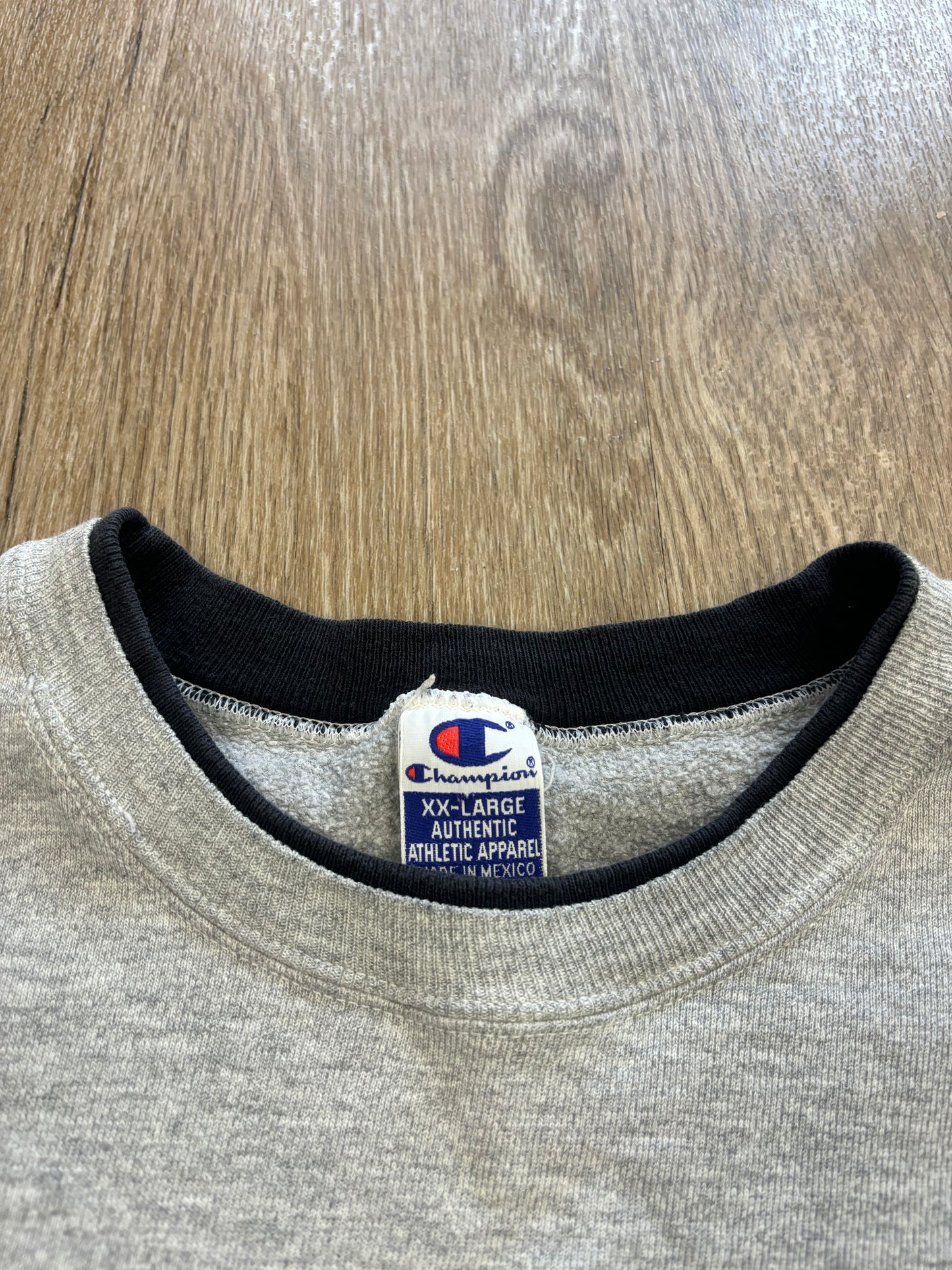 1990s Champion Embroidered Spell-Out Crewneck