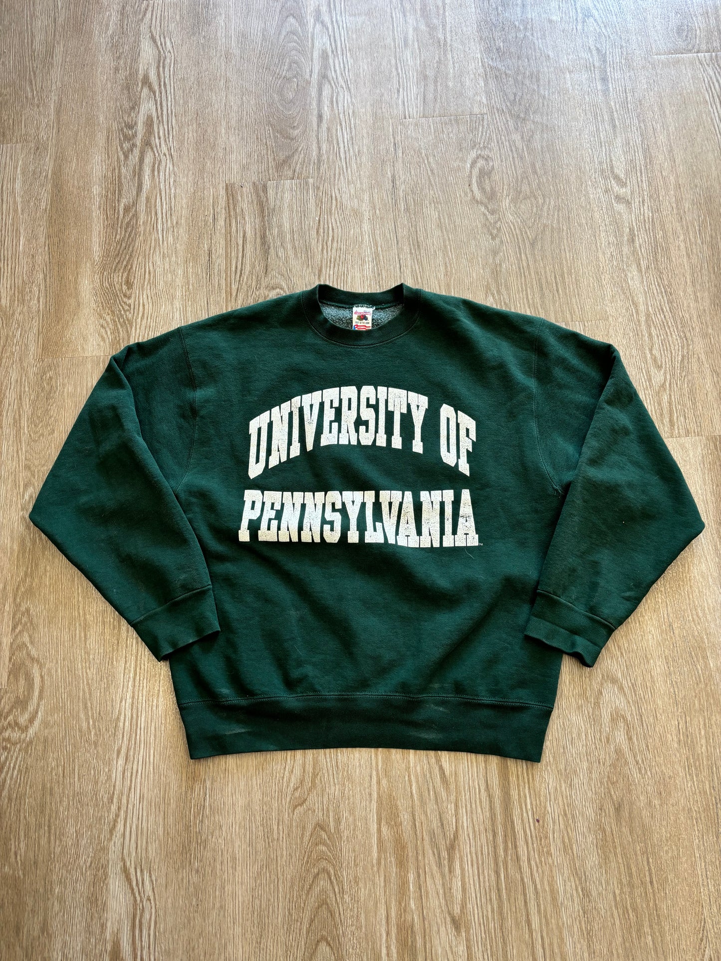 1990s University of Pennsylvania Arc-Logo Crewneck