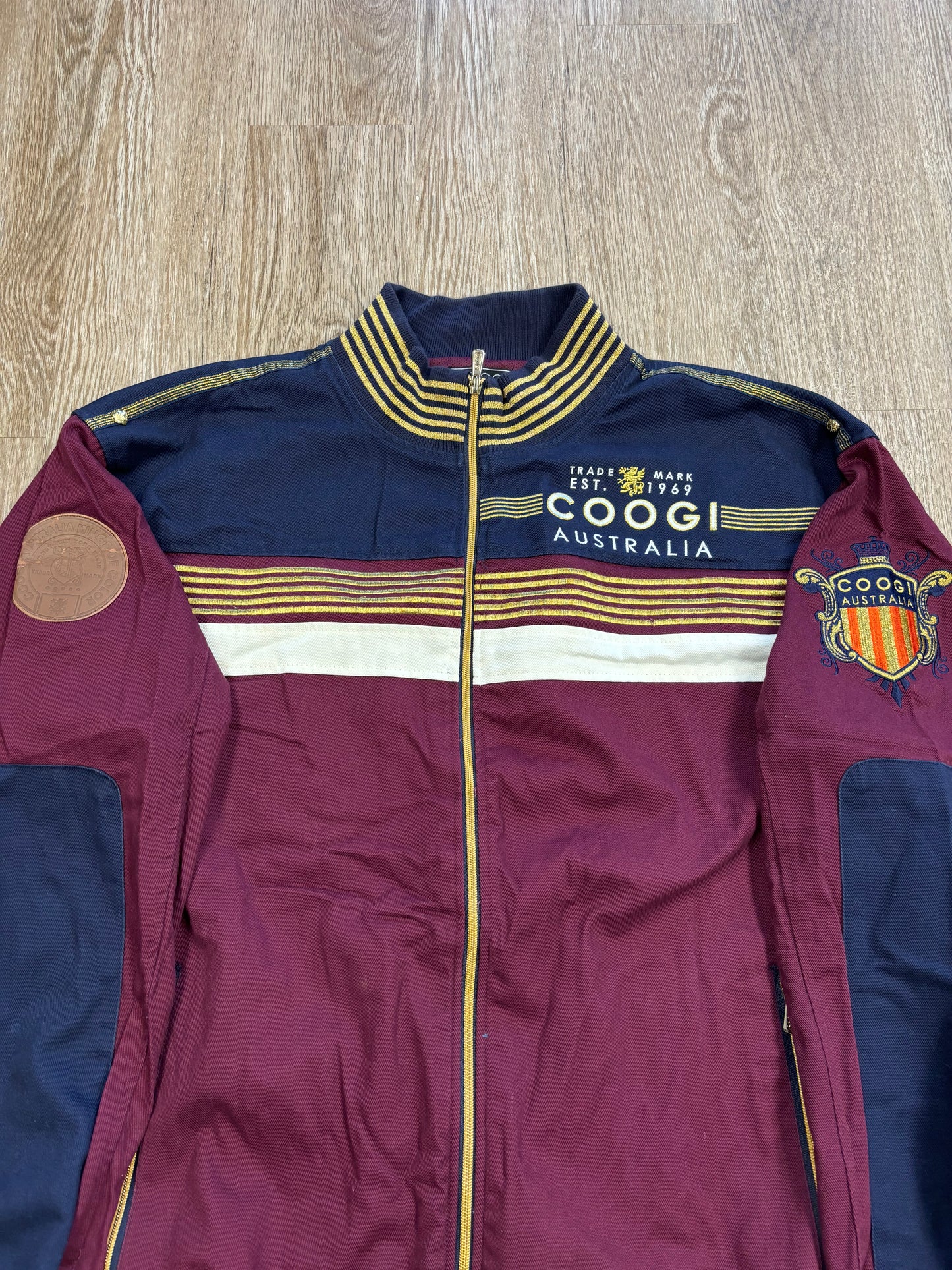 Vintage Coogi Australia Embroidered Racing Jacket