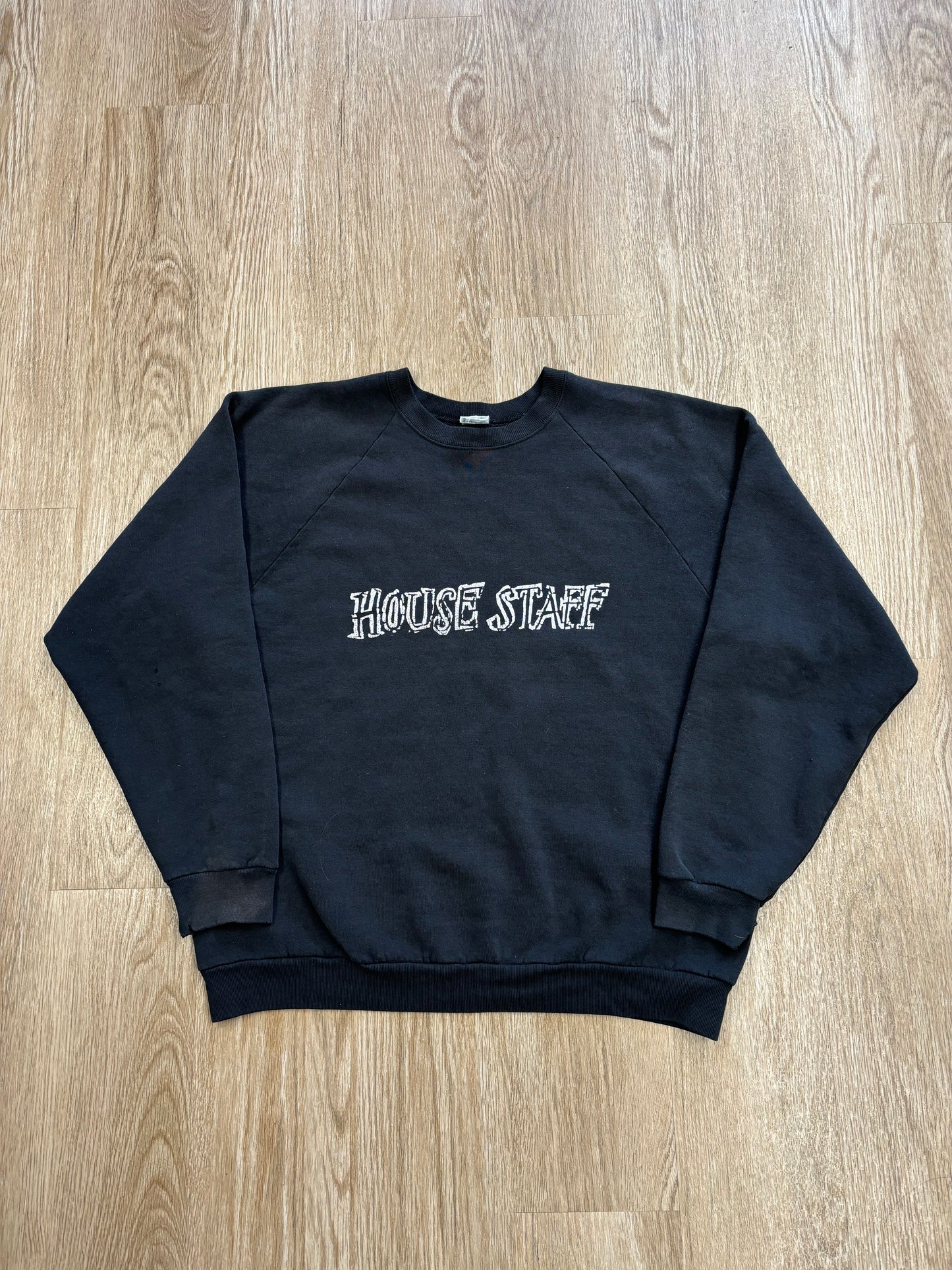 1980s “House Staff” Raglan-Cut Crewneck