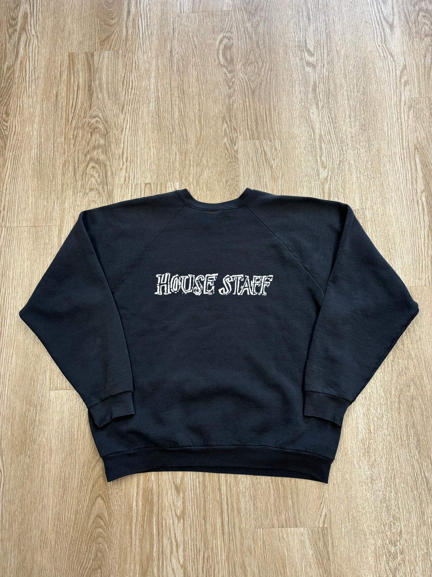 1980s “House Staff” Raglan-Cut Crewneck