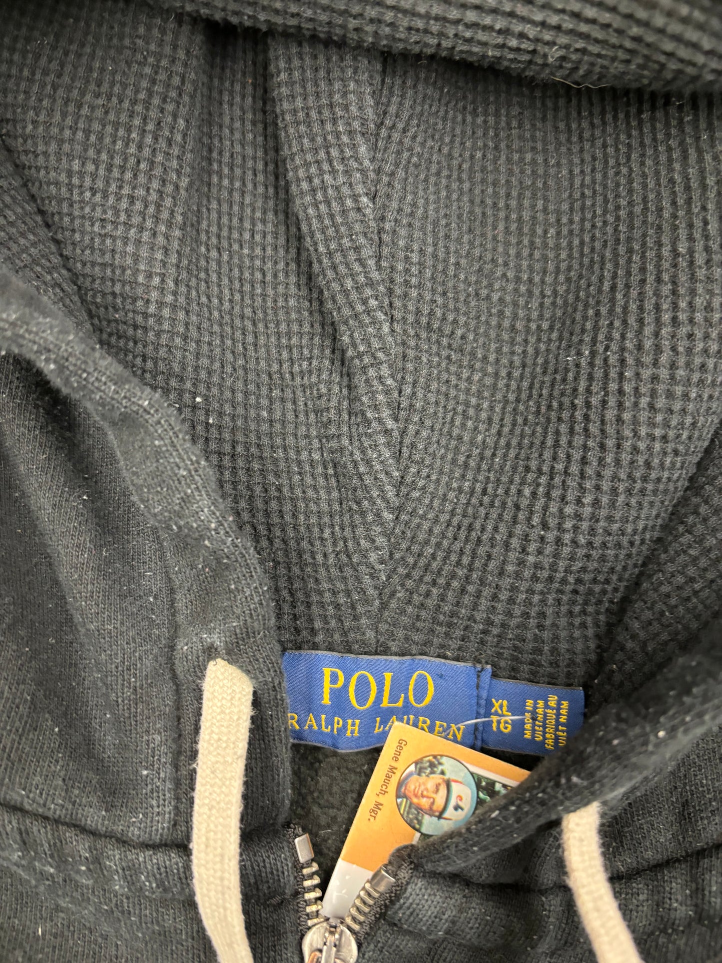 Y2K Polo Ralph Lauren Thermal-Lined Zip-Up Hoodie