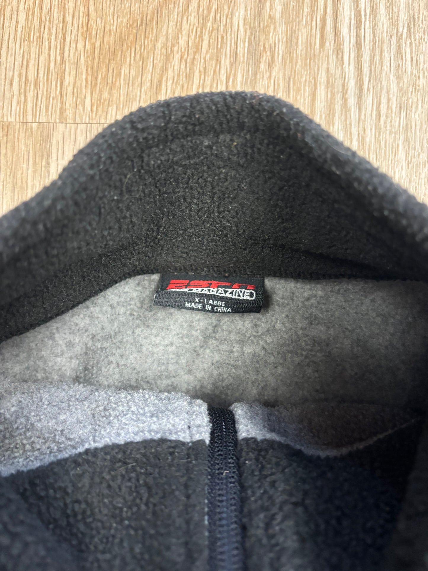 Y2K ESPN Magazine Quarter-Zip Fleece Jacket