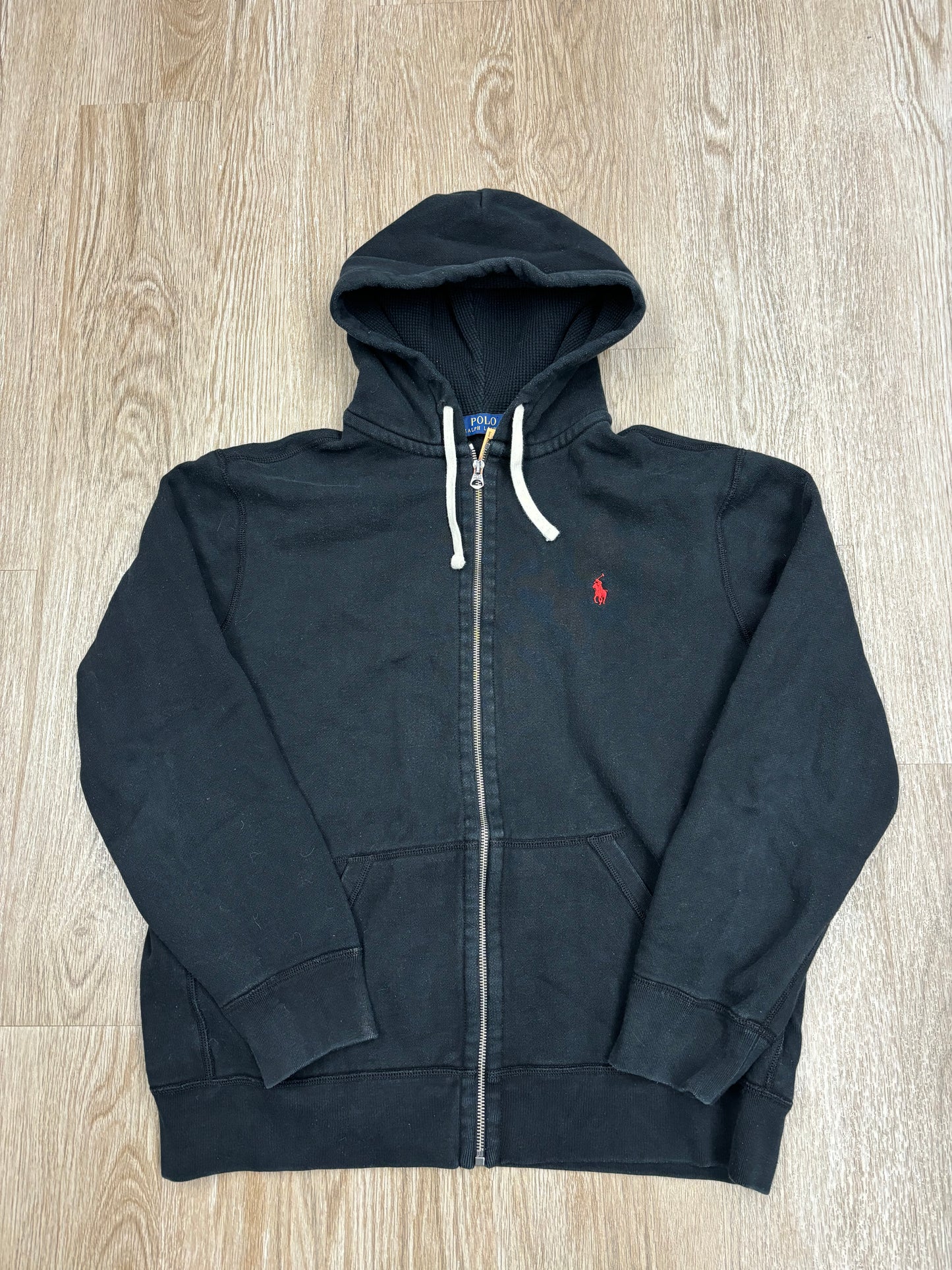 Y2K Polo Ralph Lauren Thermal-Lined Zip-Up Hoodie