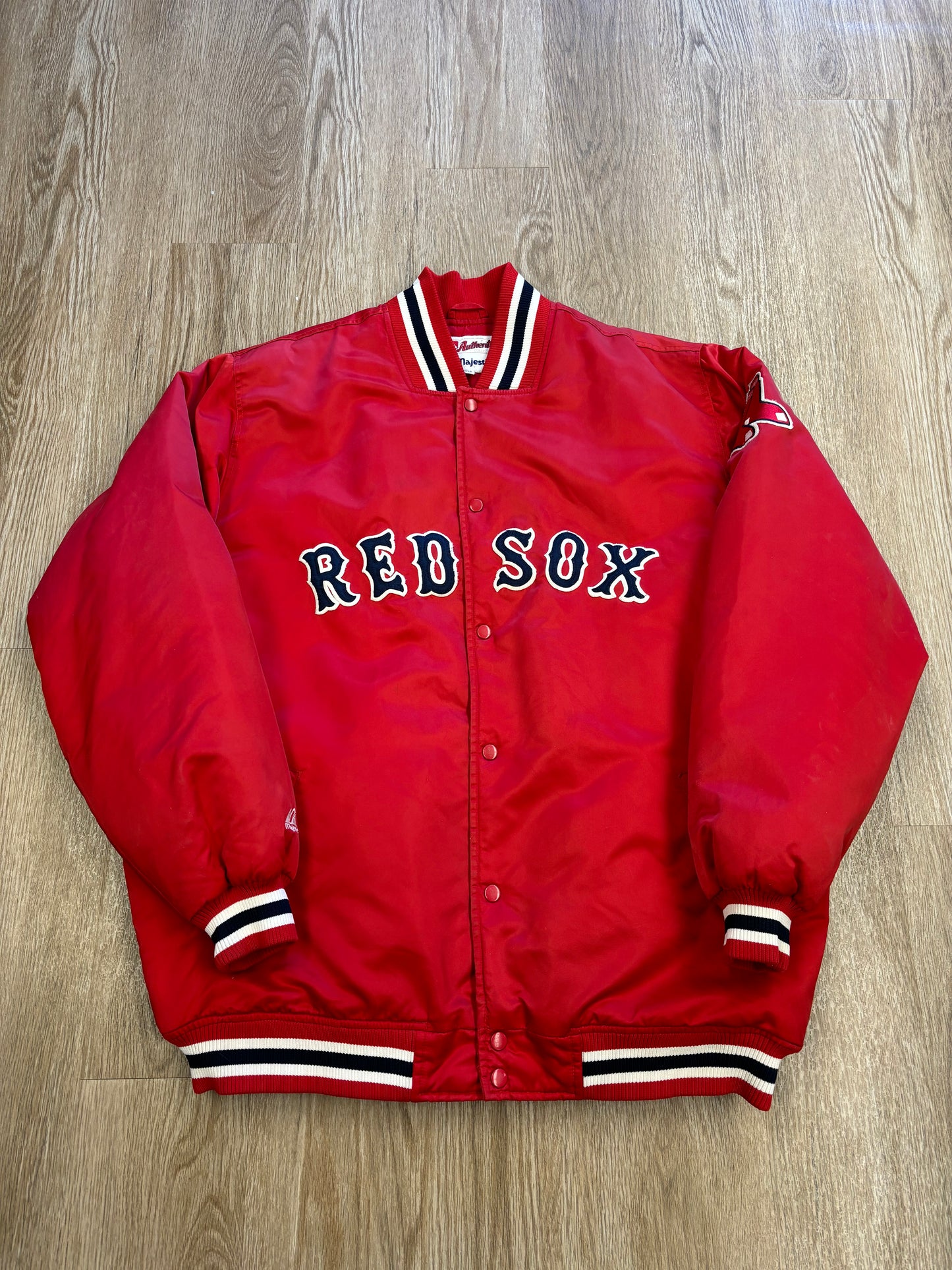 Vintage Boston Red Sox Satin Varsity Jacket