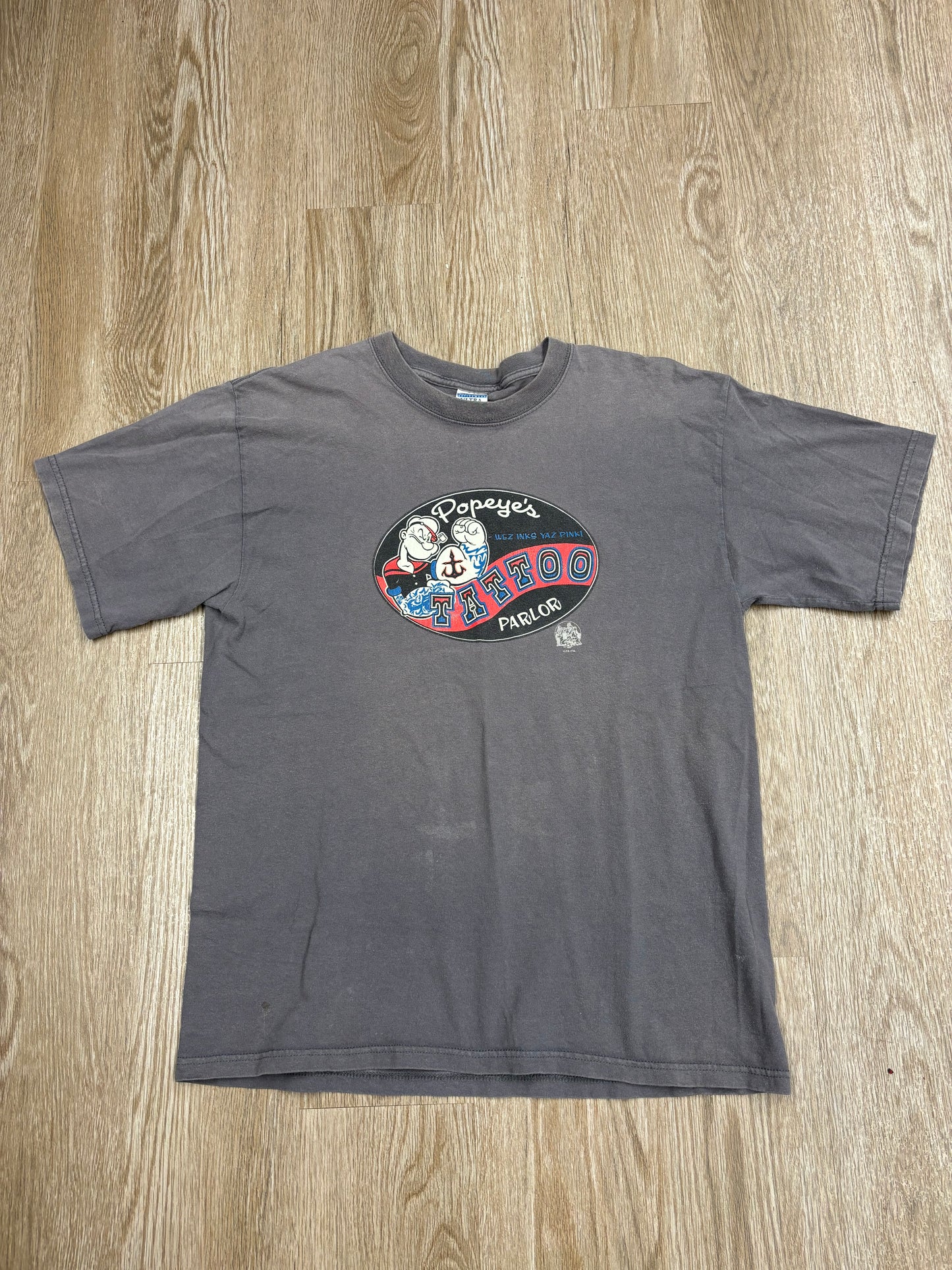 Y2K Popeye’s Tattoo Parlor Tee