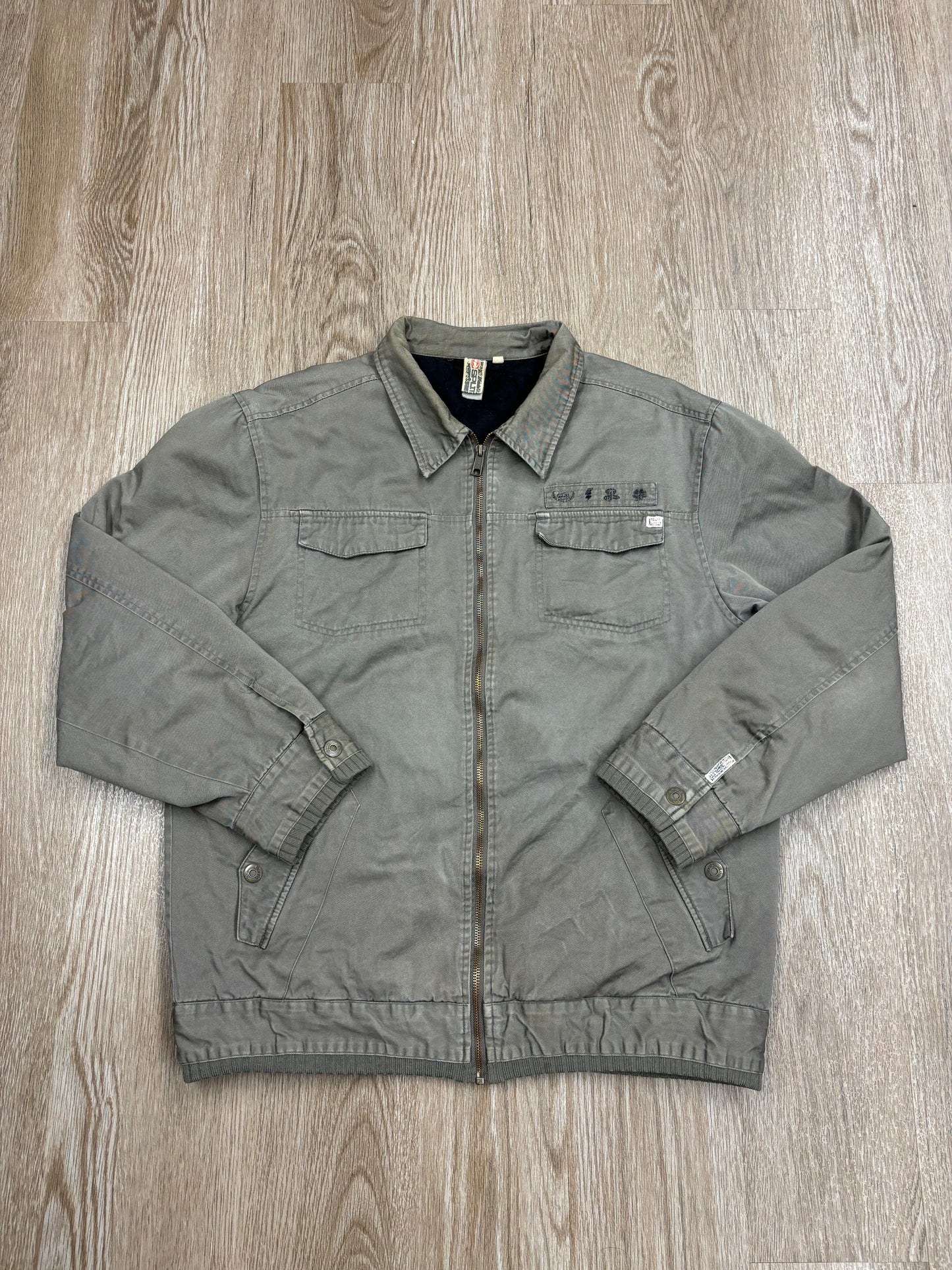Y2K Split Skateboards Work Jacket