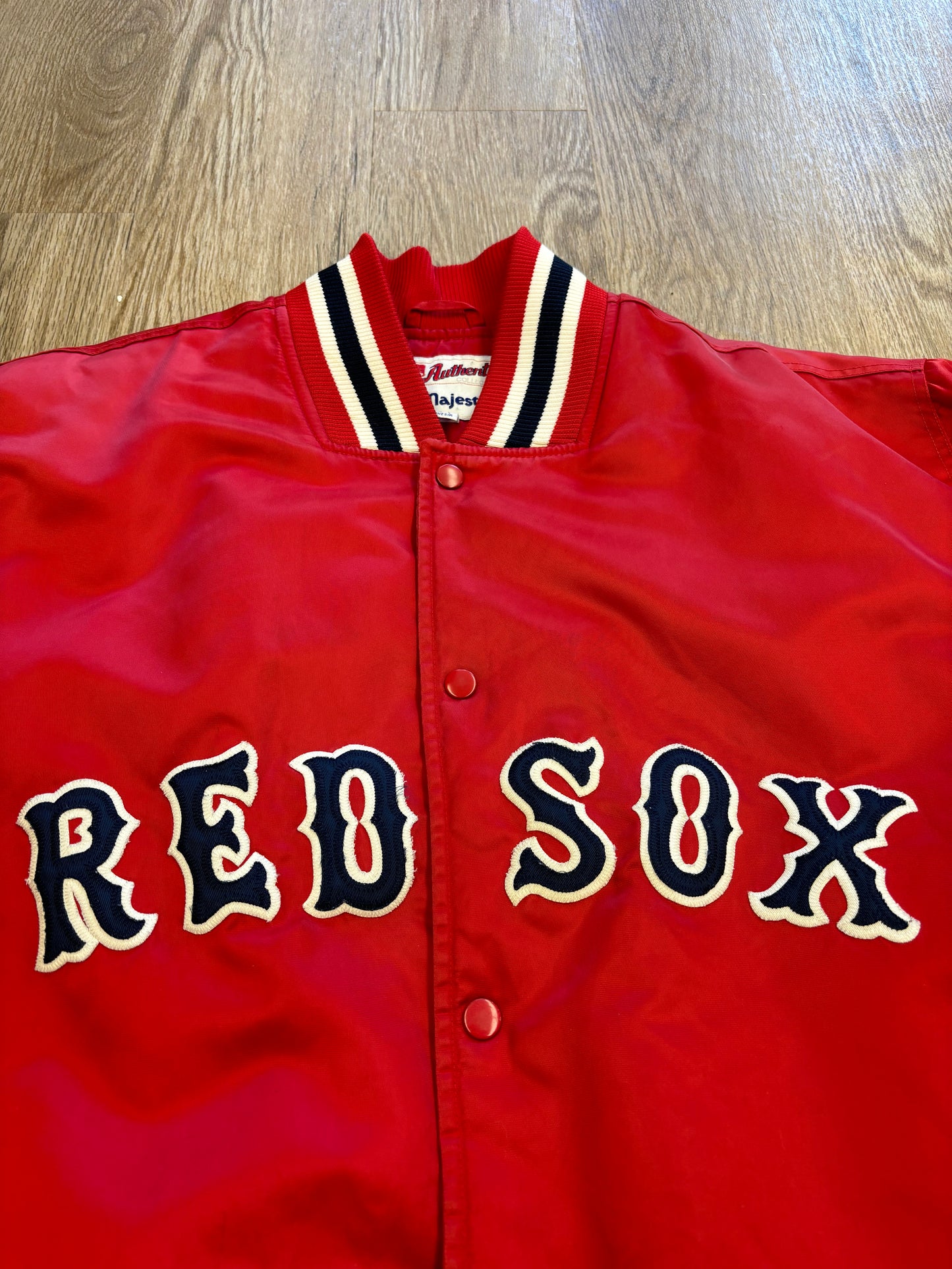 Vintage Boston Red Sox Satin Varsity Jacket