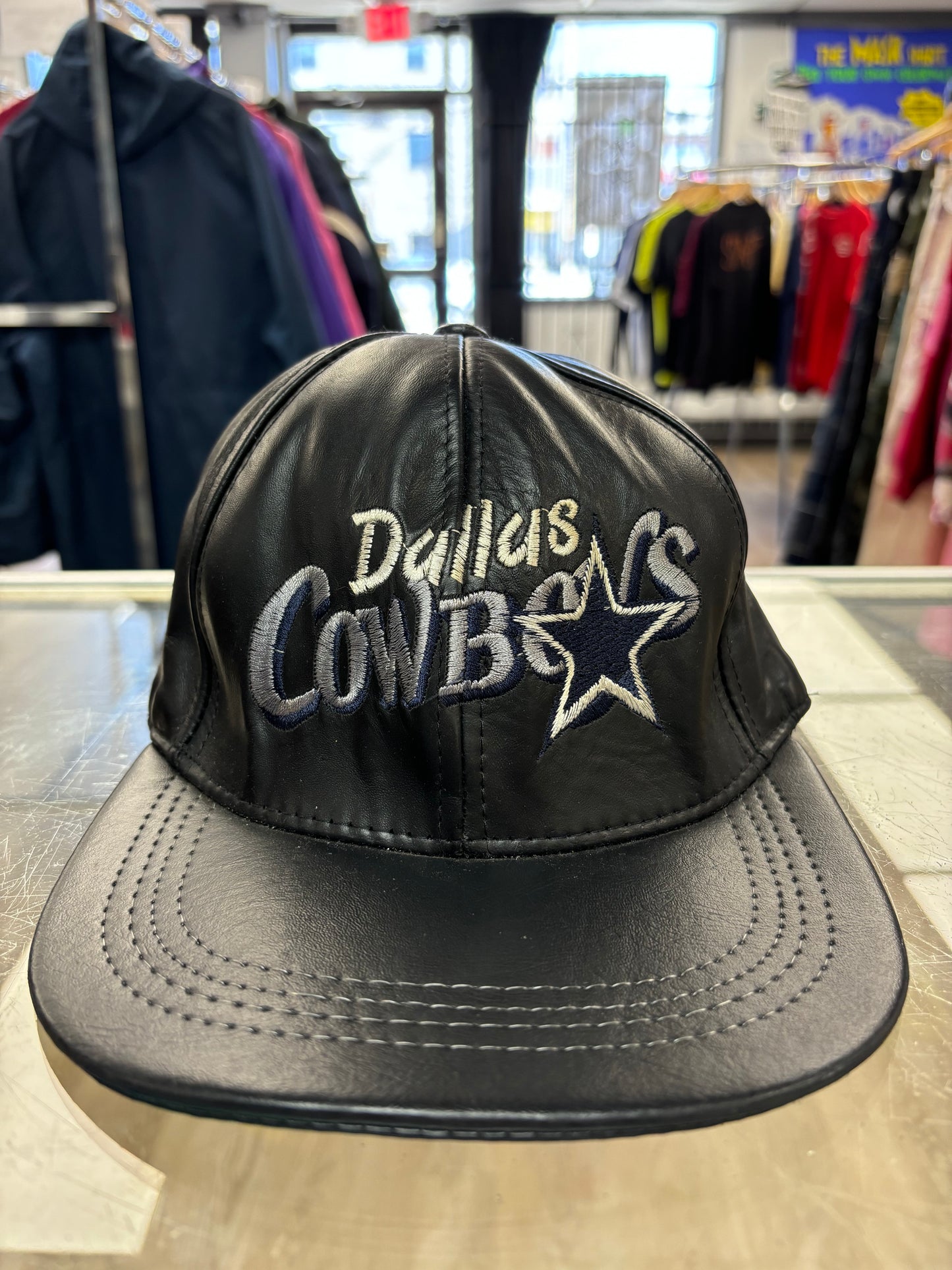 1990s Dallas Cowboys Leather Hat
