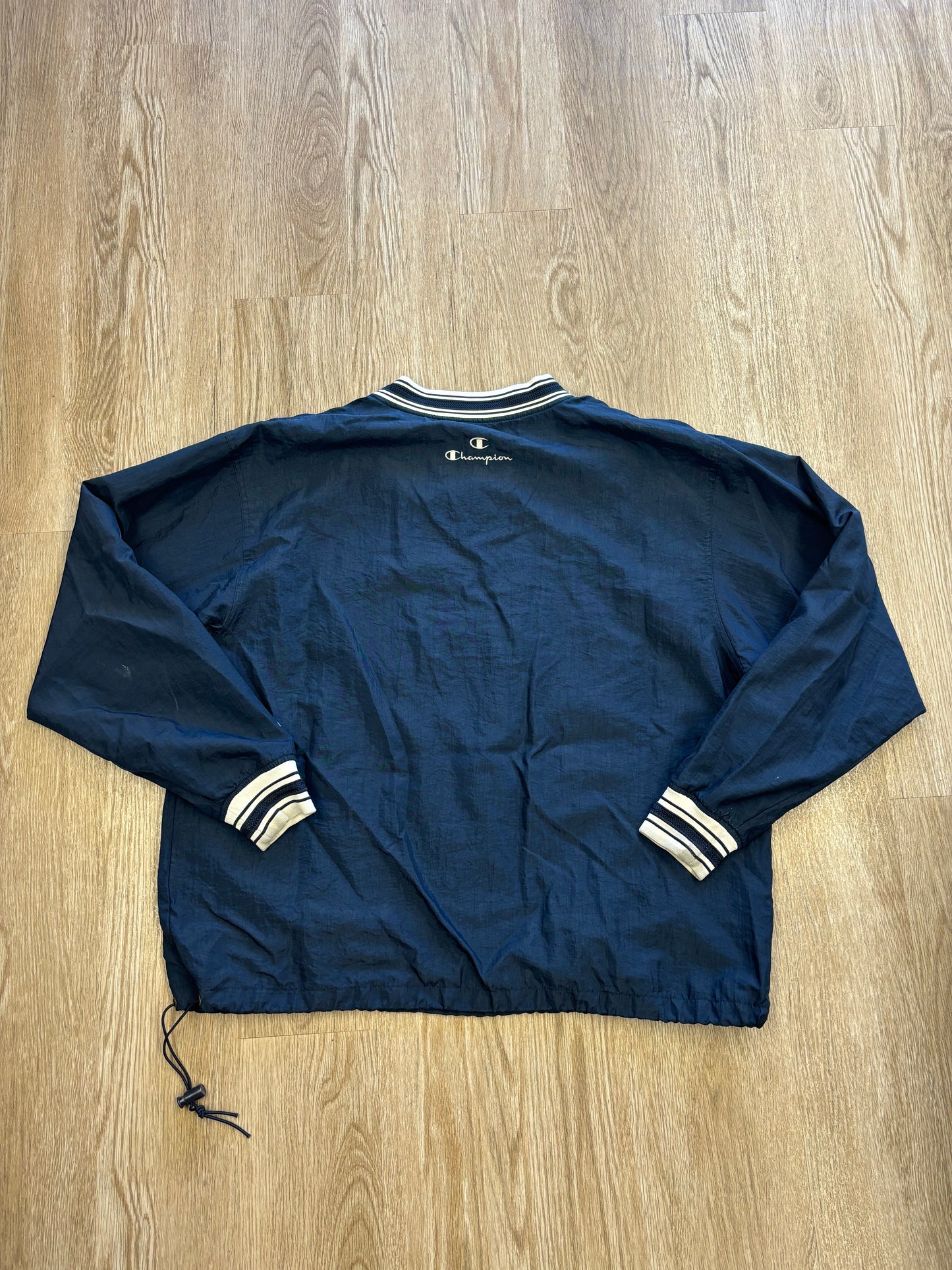 1990s Champion Johnson & Wales University Embroidered Windbreaker Jacket