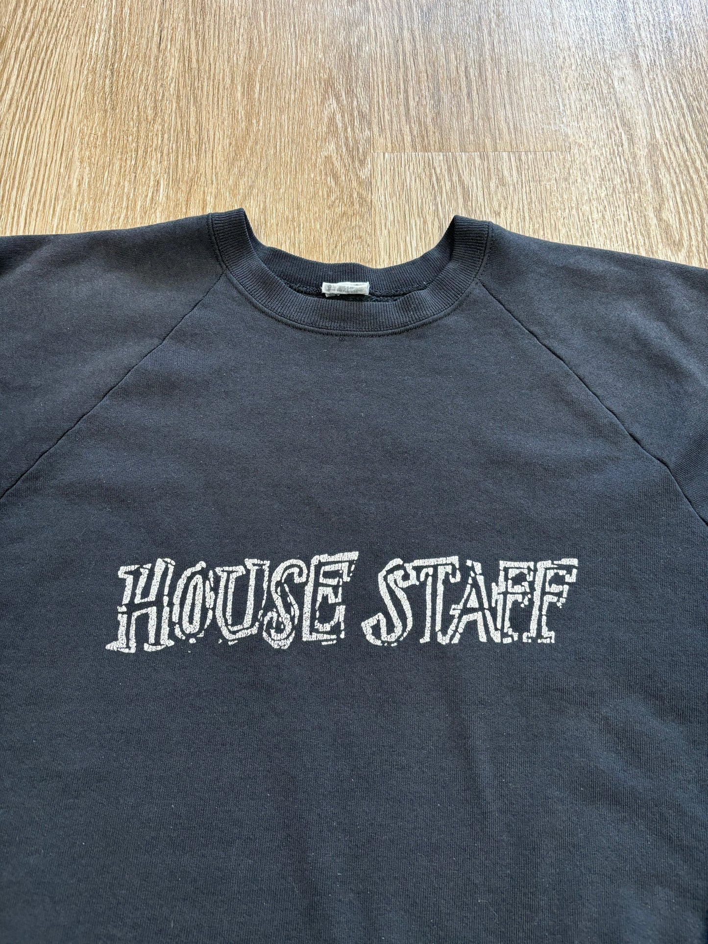 1980s “House Staff” Raglan-Cut Crewneck