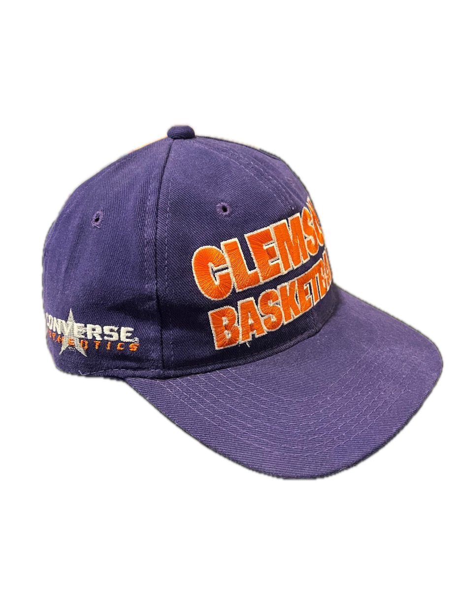 1990s Converse Clemson Basketball Corduroy Hat