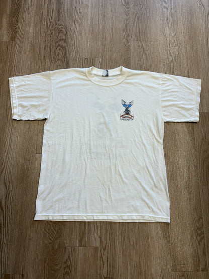 1990s Funny Chihuahua Babe Watch Lifeguard Tee