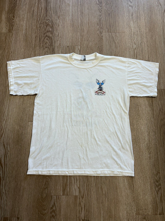 1990s Funny Chihuahua Babe Watch Lifeguard Tee