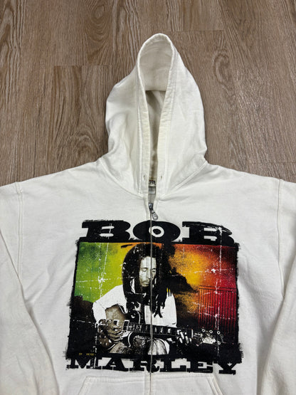 Y2K Bob Marley Zip-Up Hoodie