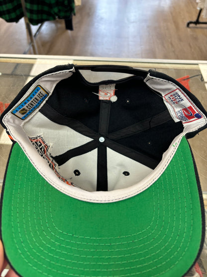 1990s Sports Specialties NHL Embroidered Snap-Back Hat Signed by Andy Moog