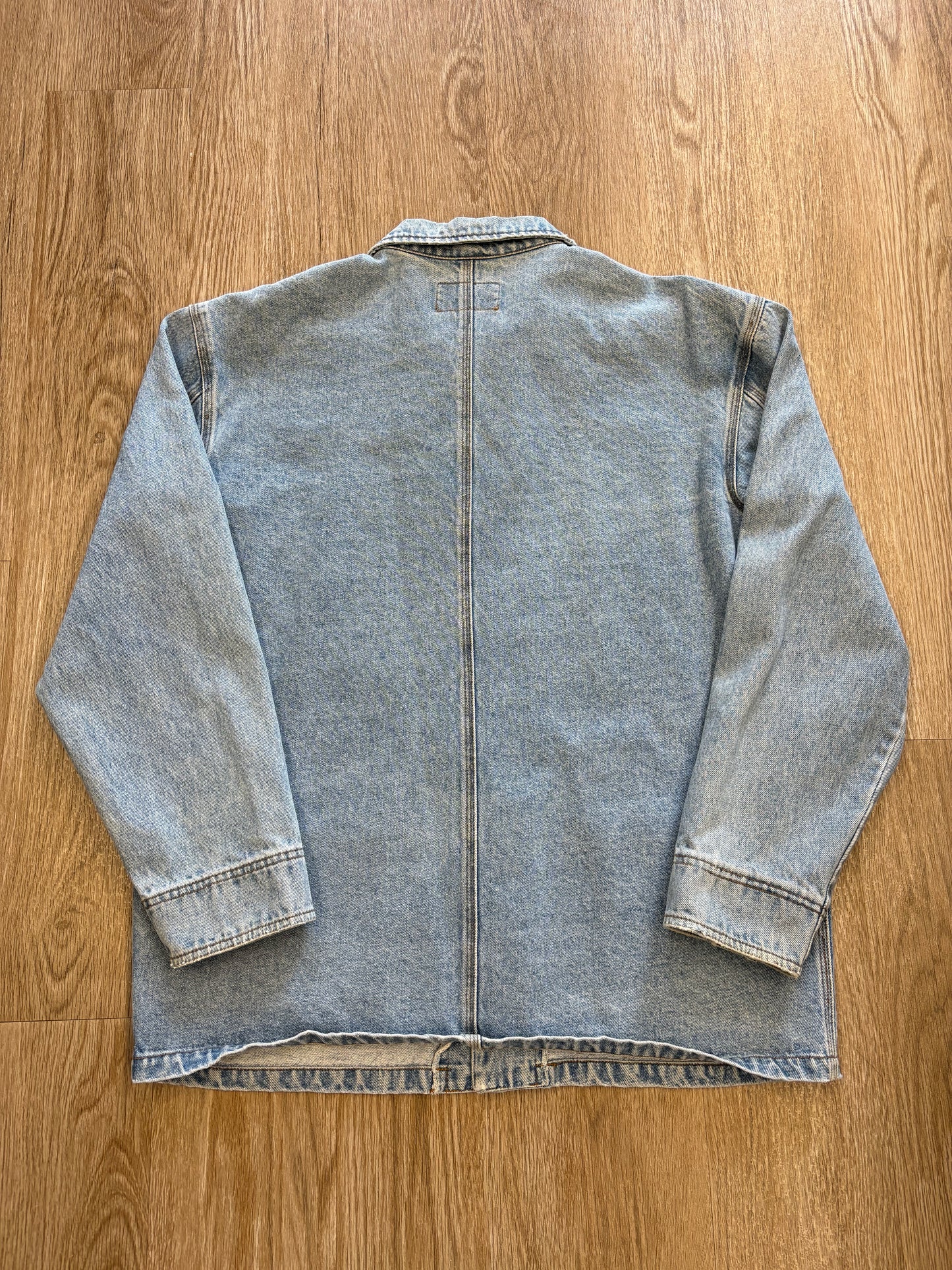 1990s Blue Zone Denim Chore Jacket