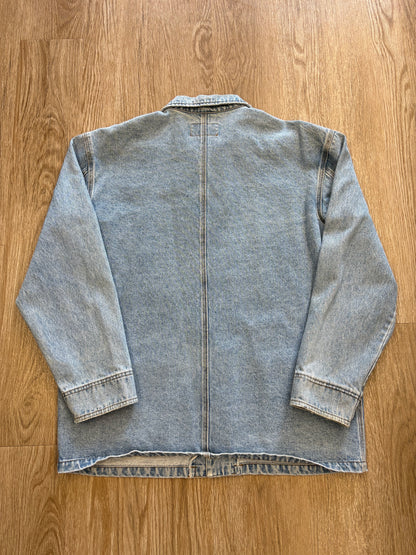 1990s Blue Zone Denim Chore Jacket