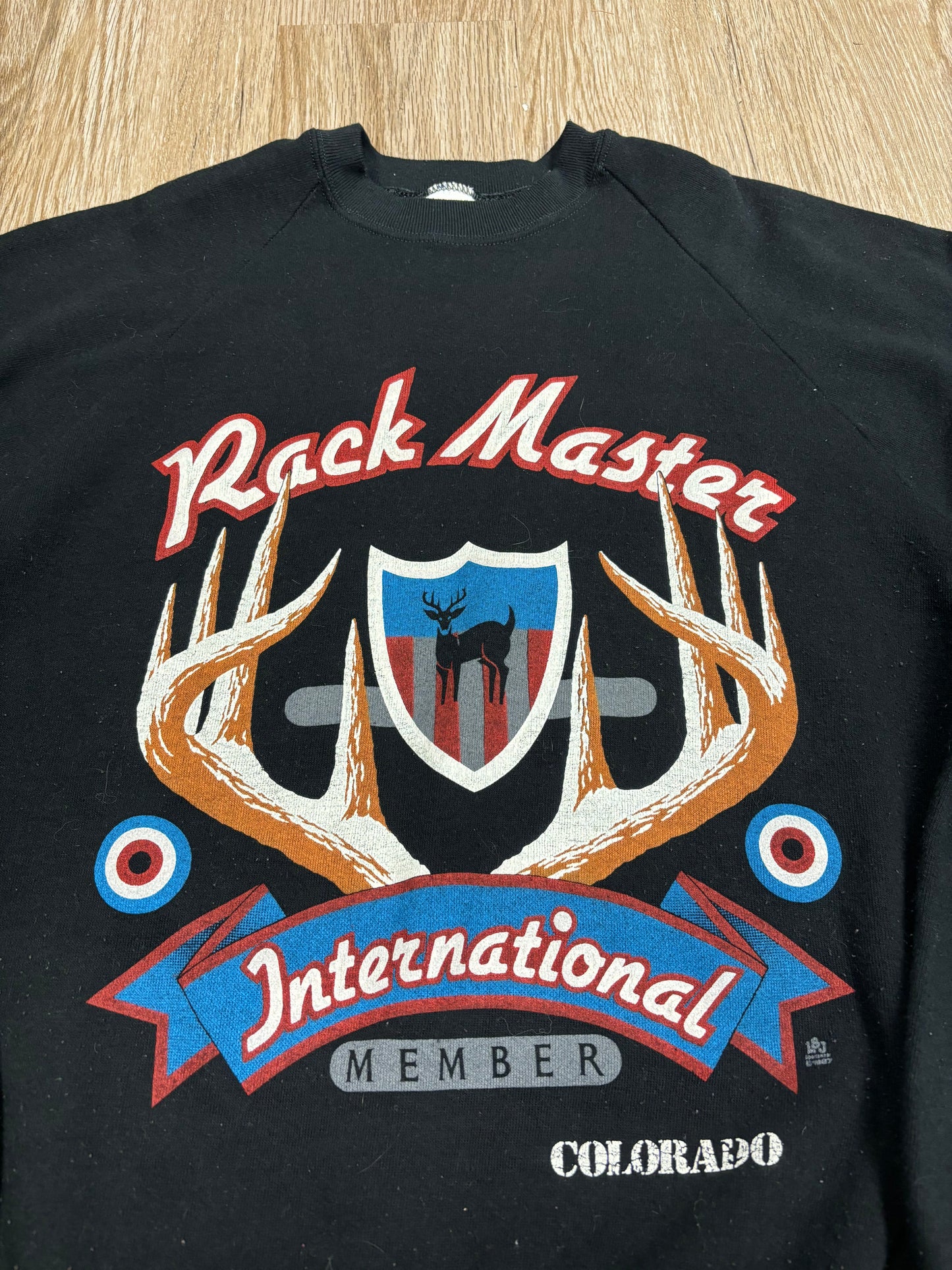 1980s Rack Master International Raglan-Cut Crewneck