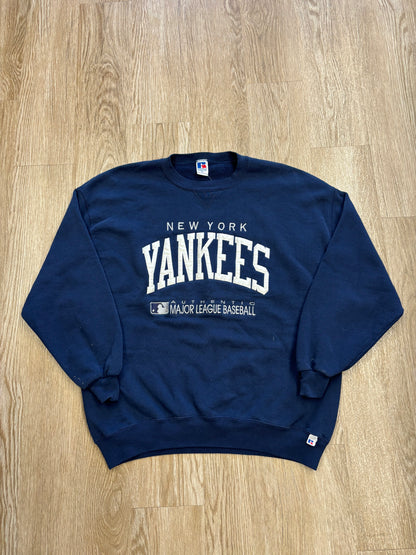 1990s Russell Athletic New York Yankees Embroidered Crewneck
