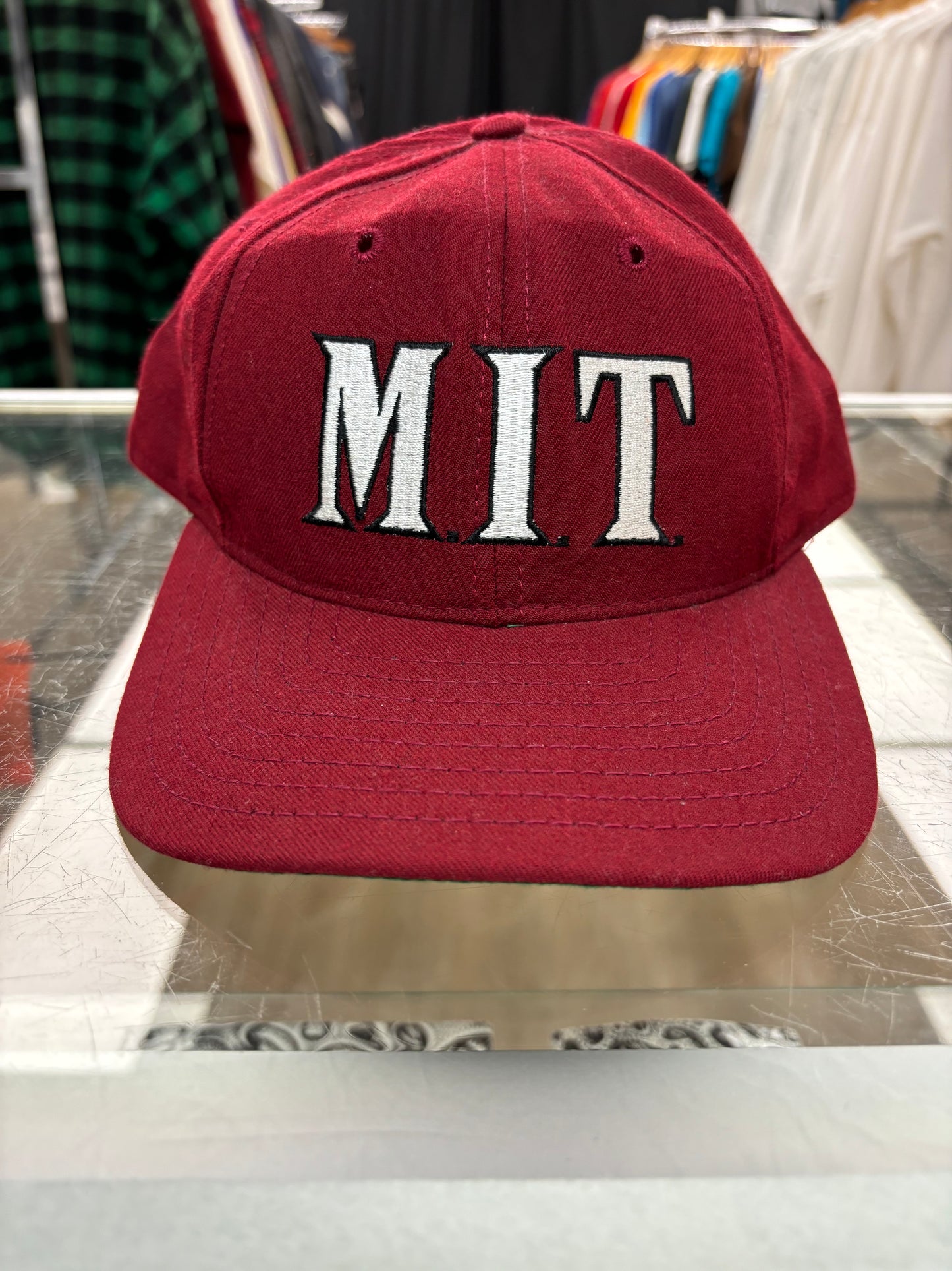 1990s MIT Embroidered Snap-Back Hat