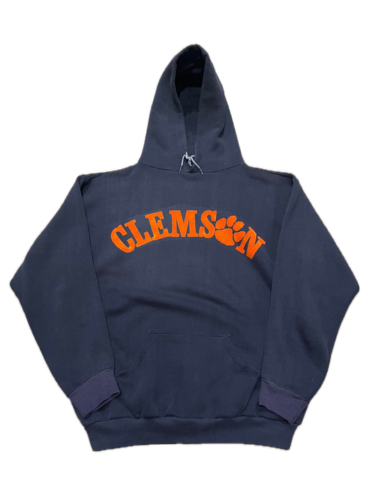 (L) 1970s Russell Athletic Clemson Arc Logo Hoodie