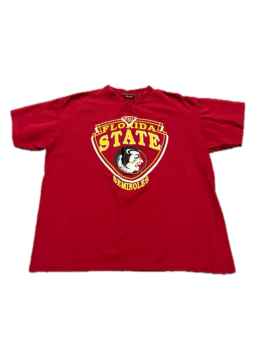 (L) 1980s Florida State Seminoles Single Stitch Tee