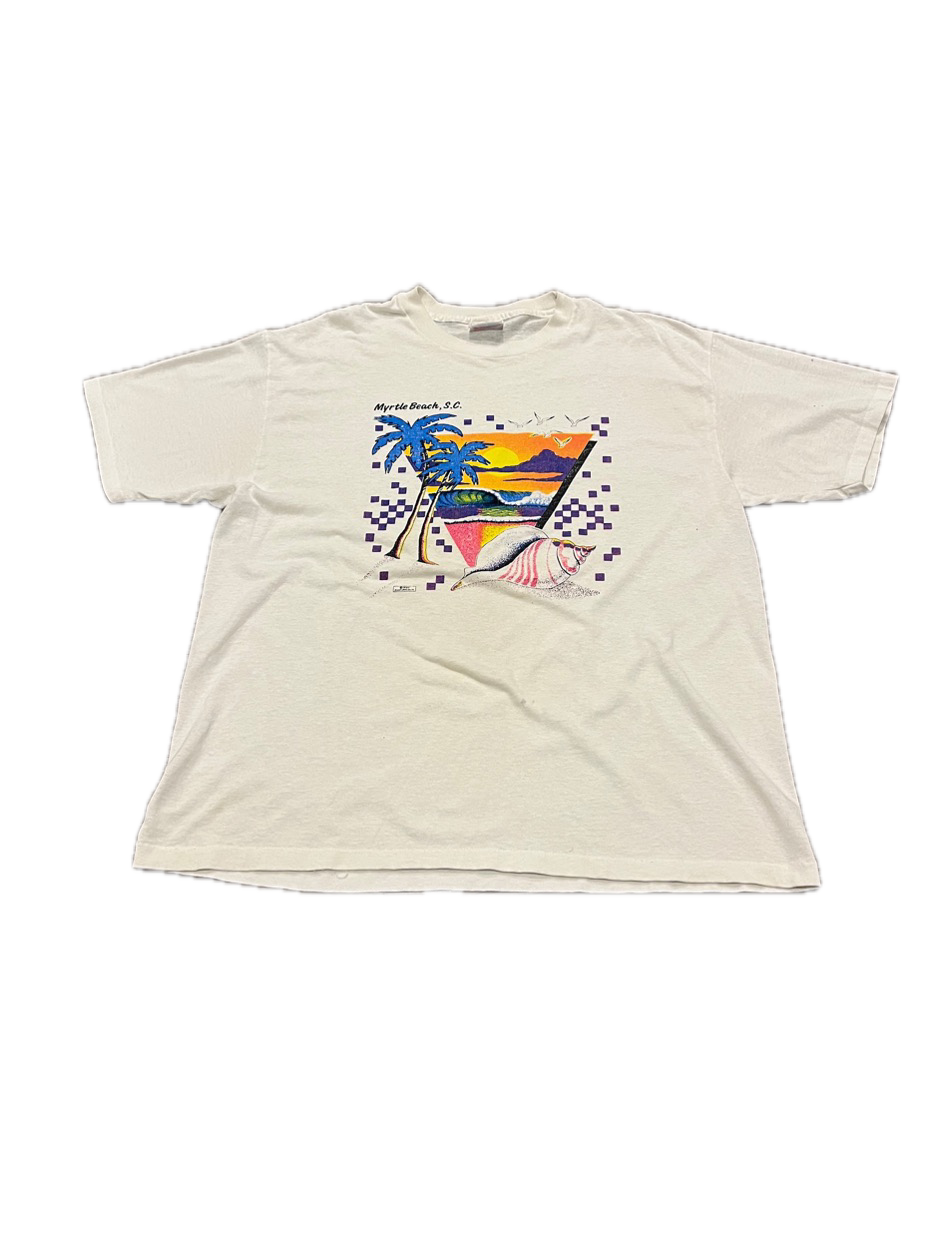 (L) 1989 Myrtle Beach Single Stitch Tee