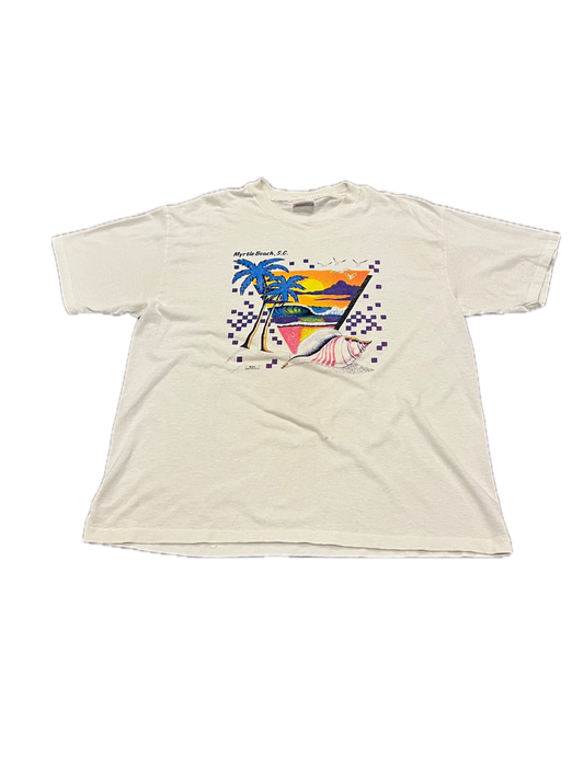 (L) 1989 Myrtle Beach Single Stitch Tee