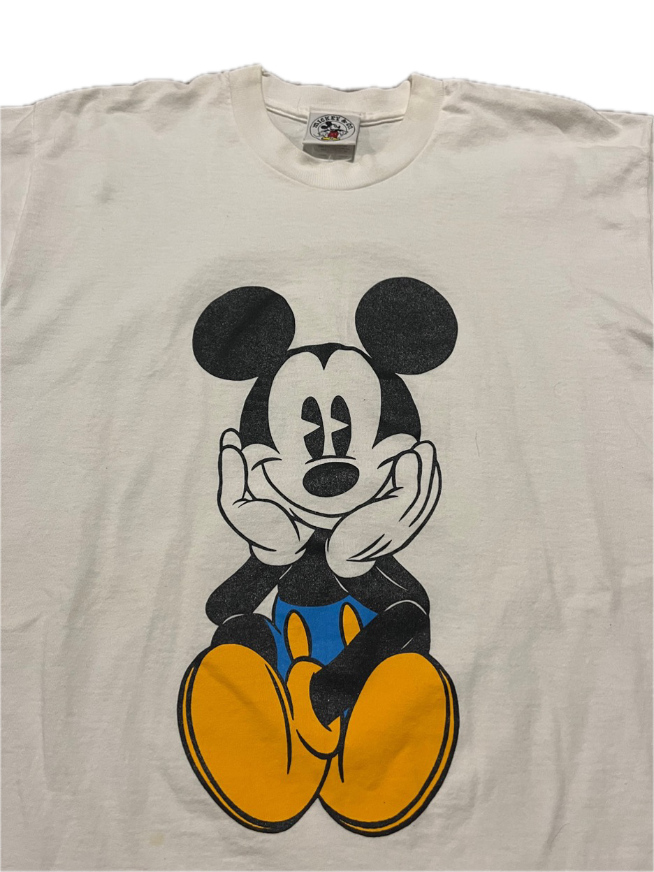 (L) 1990s Mickey & Co Wrap Around Tee