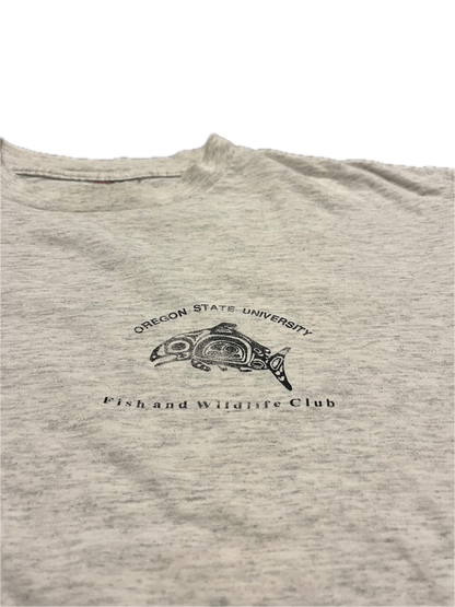 (M) 1990s Oregon State Fish and Wildlife Club Single Stitch Tee