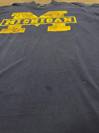 (XL) 1990s University of Michigan Wolverines Single Stitch Tee