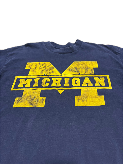 (XL) 1990s University of Michigan Wolverines Single Stitch Tee