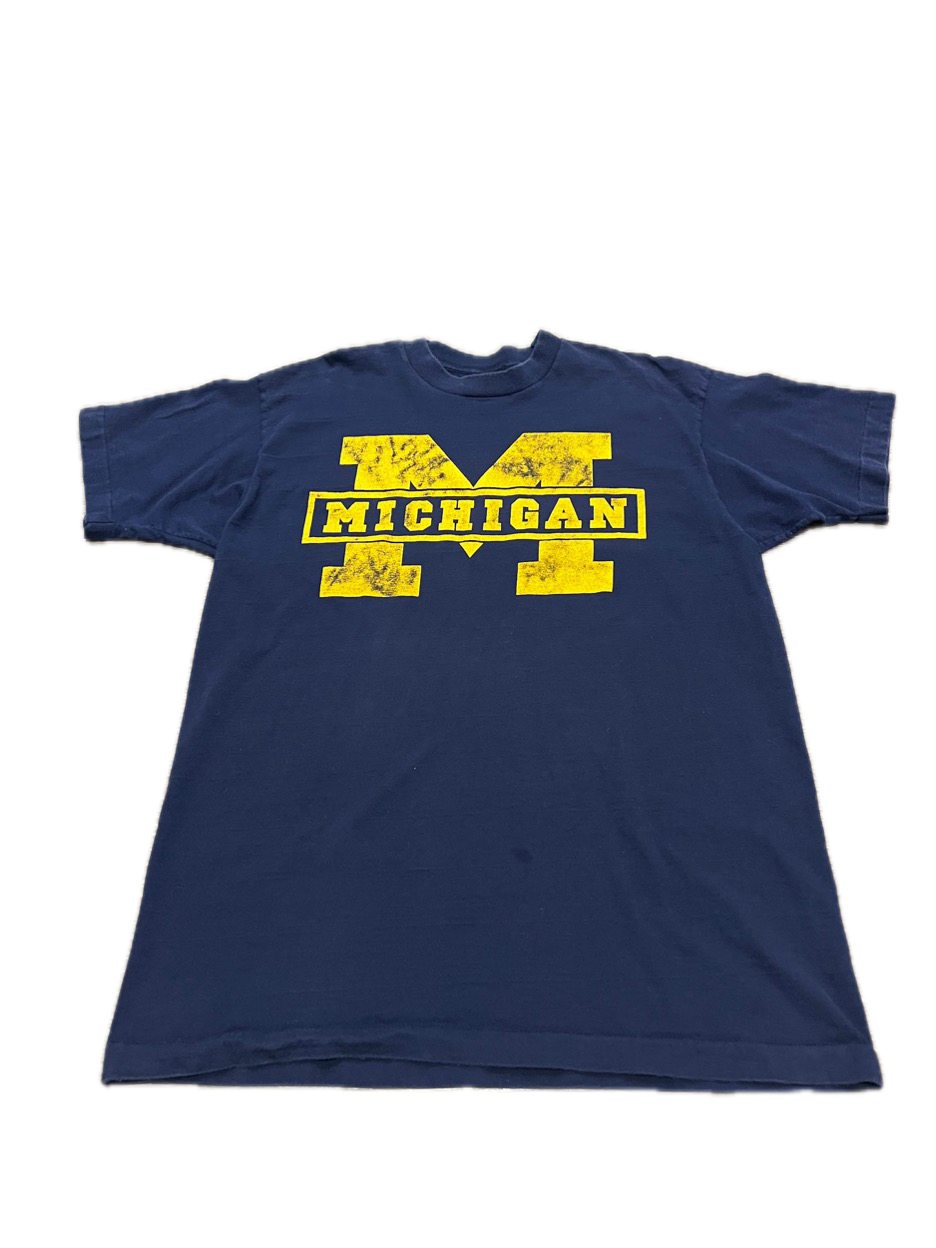 (XL) 1990s University of Michigan Wolverines Single Stitch Tee