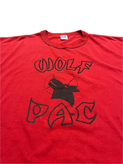 (XL) 1990s Wolf Pac Baseball Single Stitch Tee