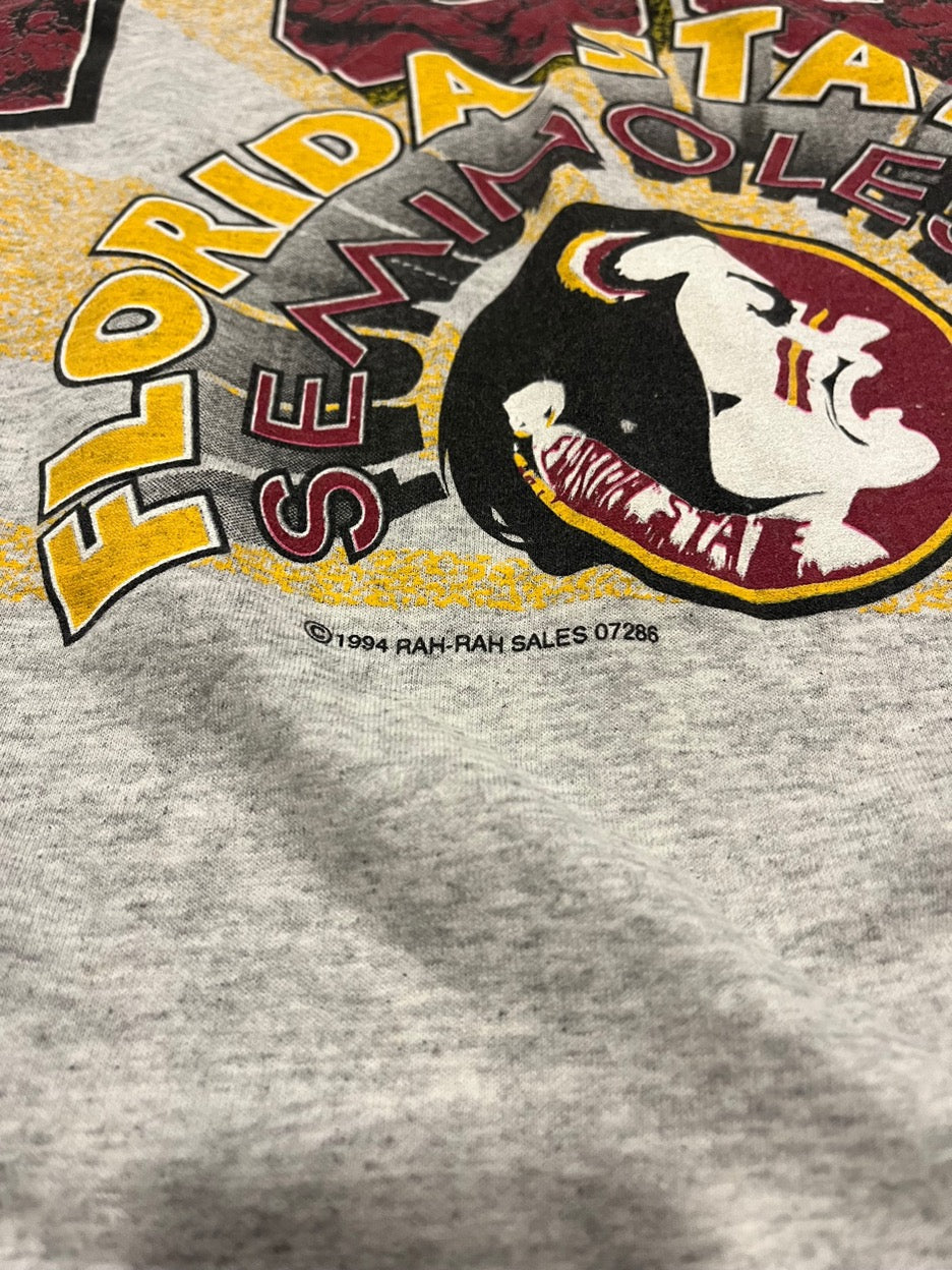 (L) 1994 FSU Seminoles Front Graphic Single Stitch Tee